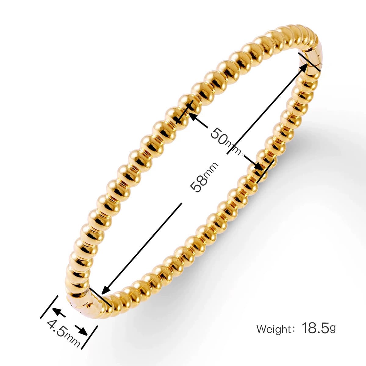 Женский браслет с четырехлистным клевером, покрытый гальваническим покрытием, не выцветает, экологичный, европейский и...