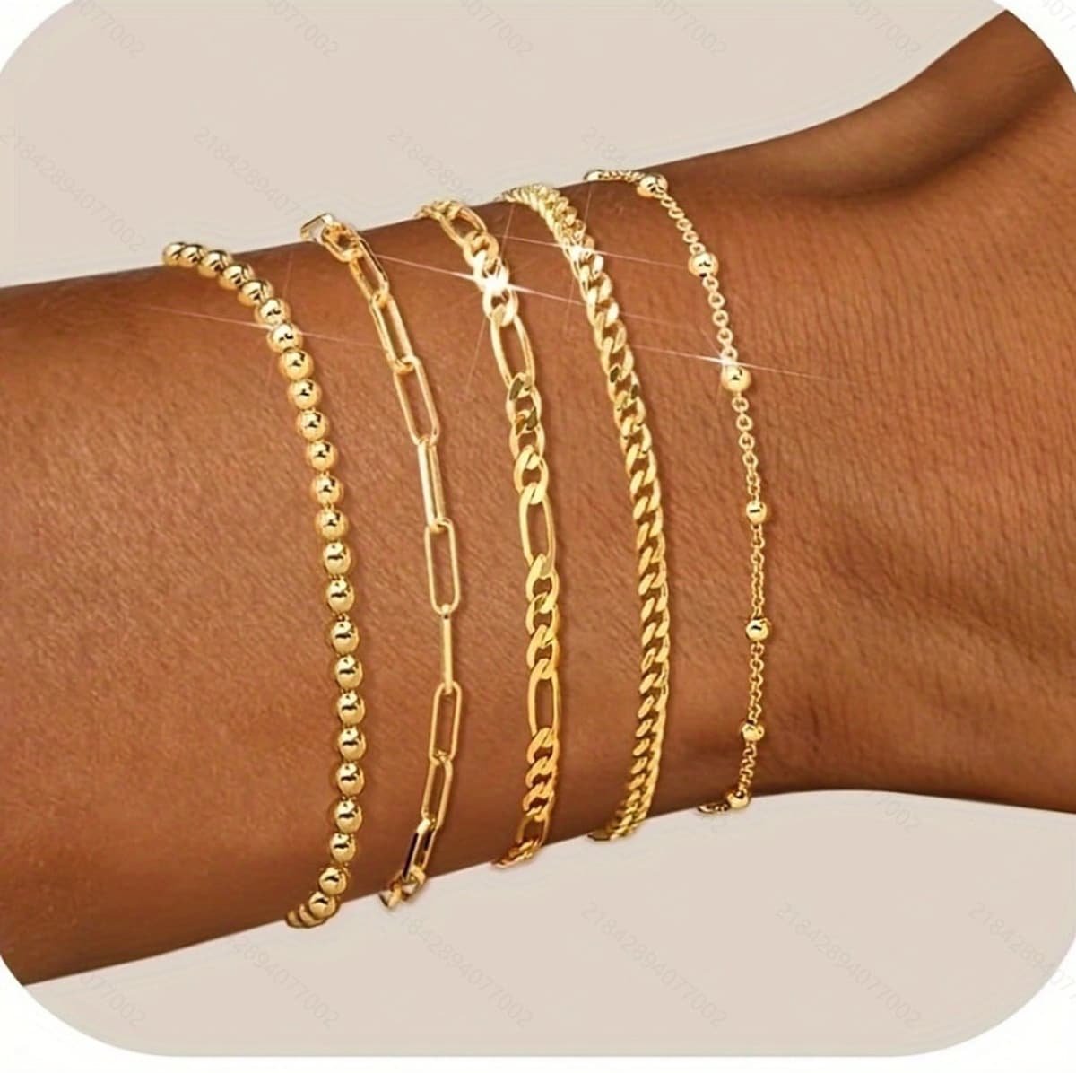 Внешняя торговля трансграничный набор ювелирных изделий персонализированный браслет новый комбинированный сплав