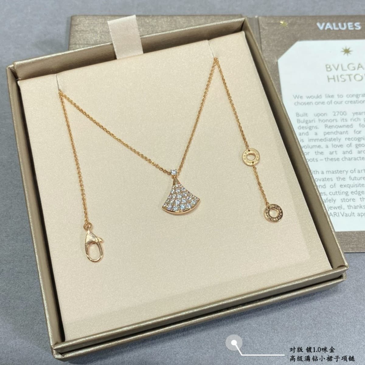 Элитное женское колье Baojia в форме веера, с покрытием из 18-каратного золота, легкая роскошная цепочка на ключицу из...