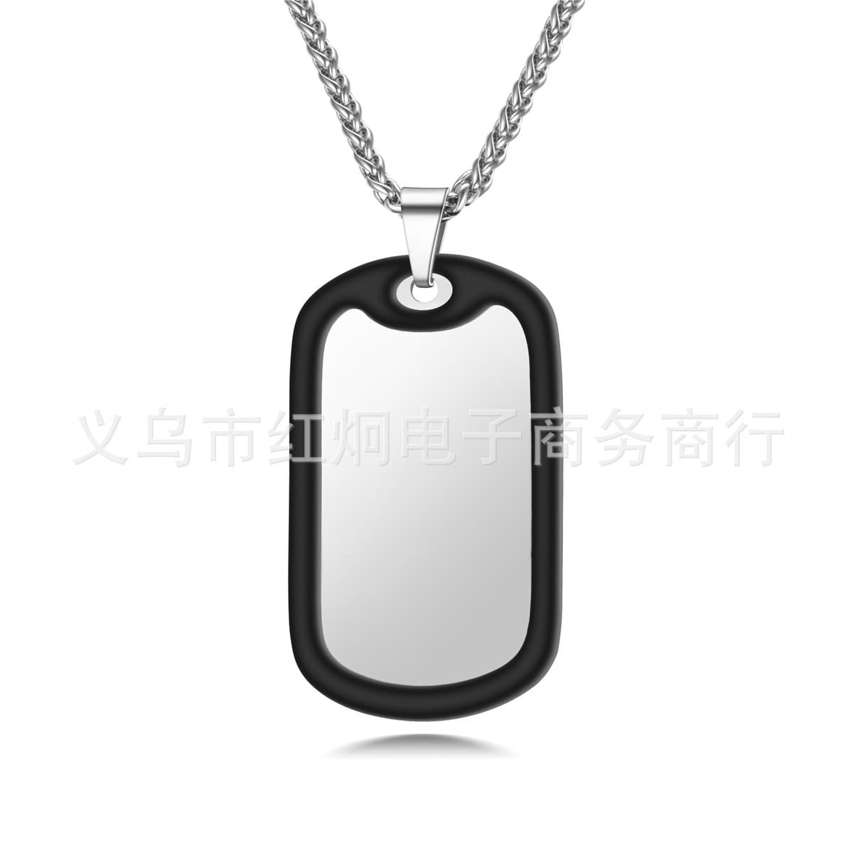 Производители напрямую поставляются с титановой стальной собачьей биркой из нержавеющей стали