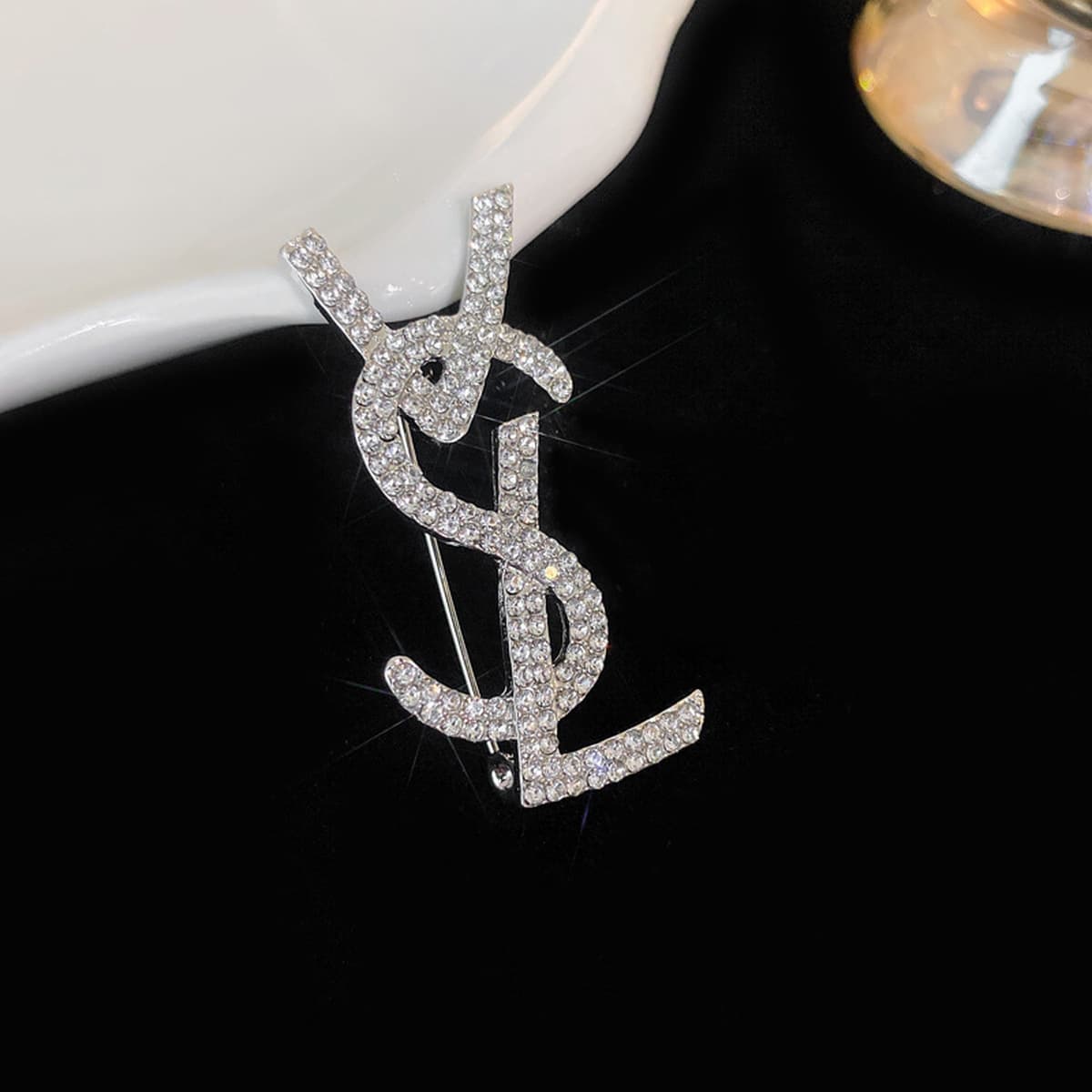 Брошь-украшение с блестящим сплавом, в корейском стиле, как у интернет-знаменитостей, персонализированная брошь, модное и...