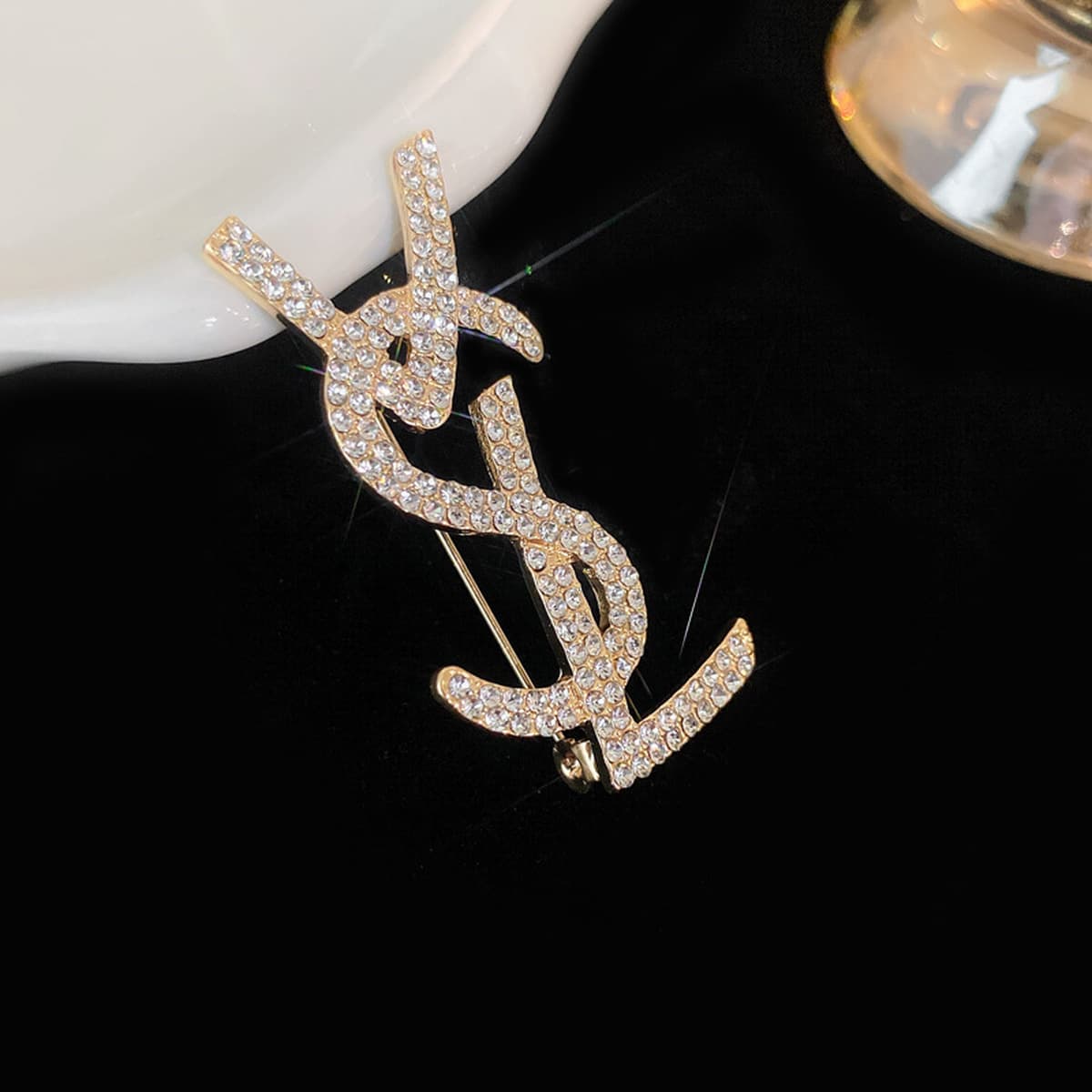 Брошь-украшение с блестящим сплавом, в корейском стиле, как у интернет-знаменитостей, персонализированная брошь, модное и...