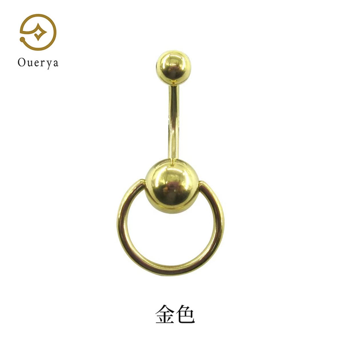 Нержавеющая сталь тело пирсинг ювелирные изделия пупка кольцо пупка кольцо пупка кольцо кольцо мяч круг с просверлкой пупка...