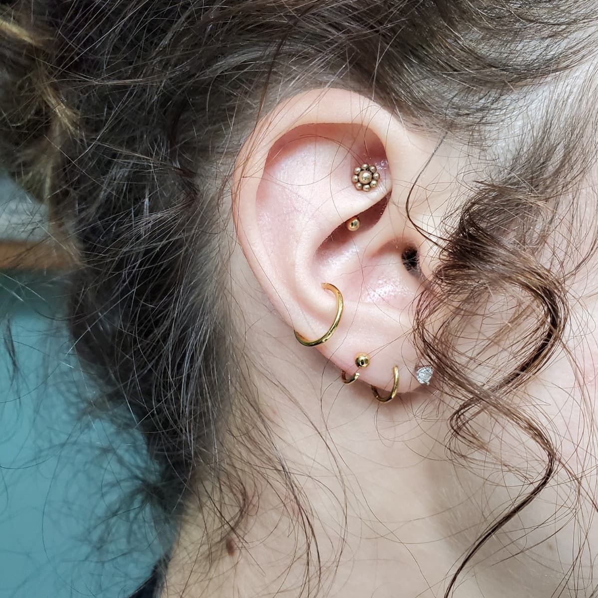 G23 титановый сплав, основа, бесшовное носовое кольцо, простое индивидуальное кольцо, мужское и женское кольцо с закрытым...