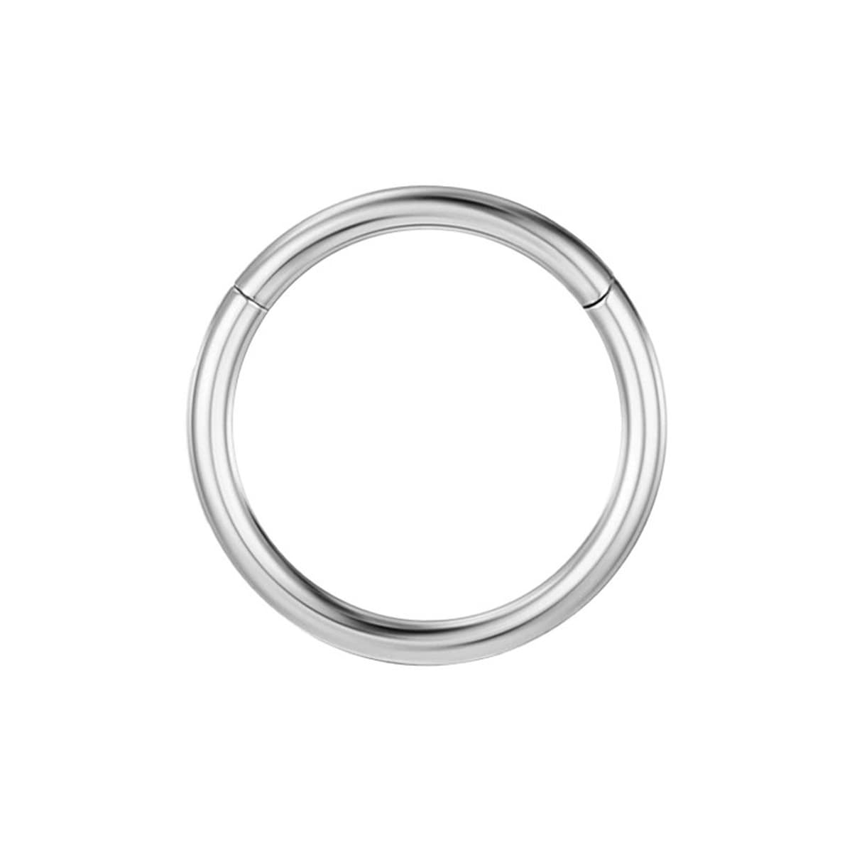 G23 титановый сплав, основа, бесшовное носовое кольцо, простое индивидуальное кольцо, мужское и женское кольцо с закрытым...