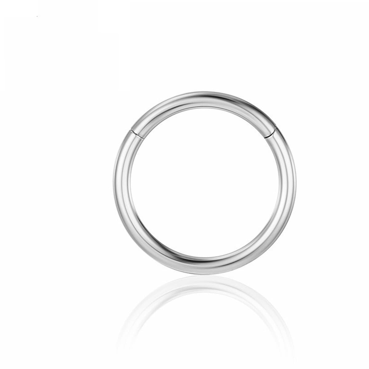 G23 титановый сплав, основа, бесшовное носовое кольцо, простое индивидуальное кольцо, мужское и женское кольцо с закрытым...