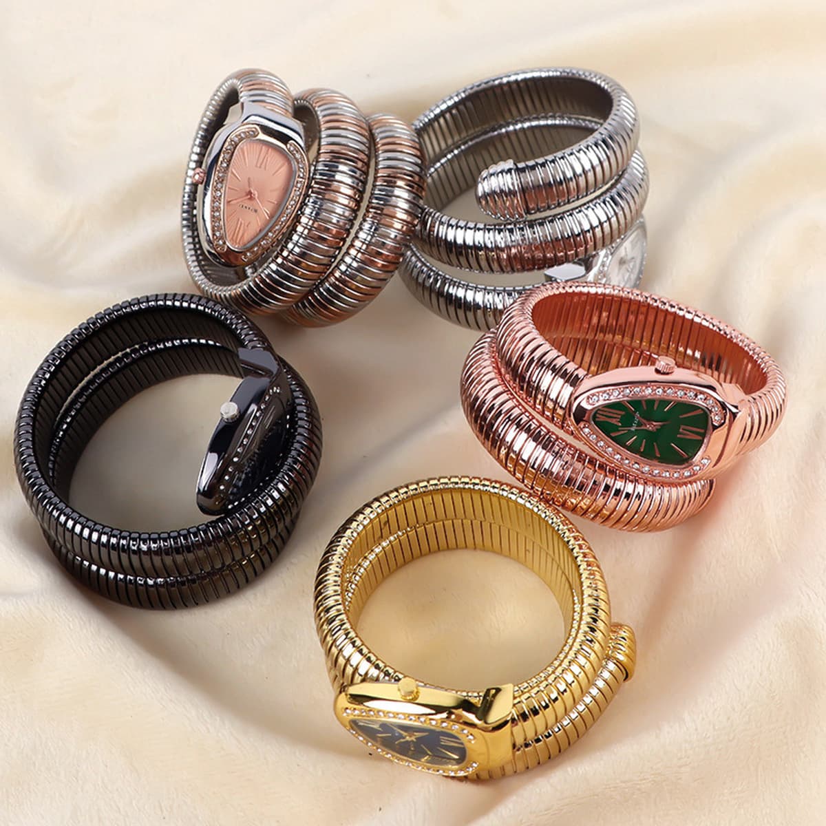 BIFANXI Трансграничные змеиные часы Женская мода браслет часы Творческие кварцевые часы персонализированный браслет часы...