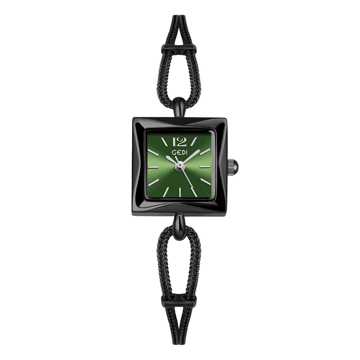 Godi нишевые высокие женские часы простые маленькие квадратные часы из сплава браслета женские часы среднего стиля кварца...