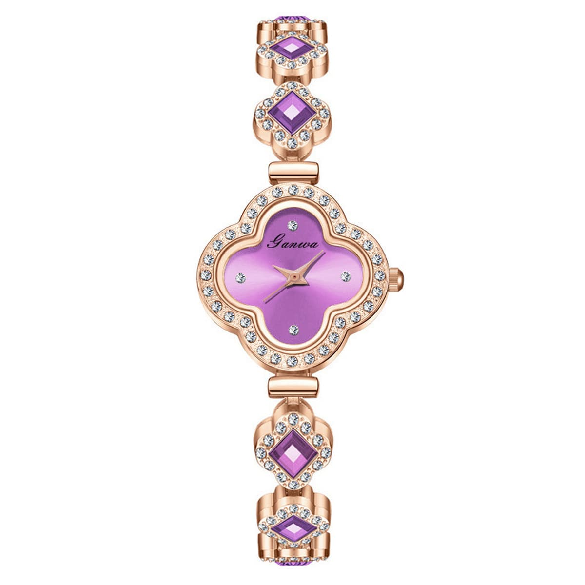 В наличии женские часы-браслет с четырехлистным клевером в прямом эфире, оптовые нишевые кварцевые часы со стразами, модные...