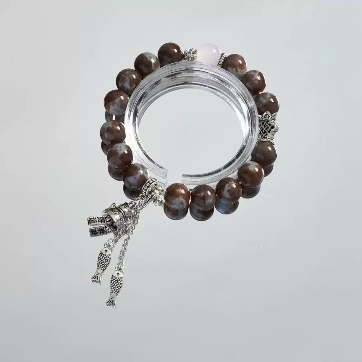 Популярный стильный летний браслет с бабочками и бусинами, модный сладкий браслет с стеклянным бантом для студентов и подруг