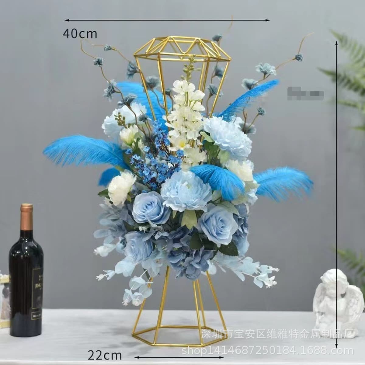 Легкий Роскошный Высококачественный Алмазный Стол Цветок Отель Бар КТВ Модель Набор Комнаты Стол Цветочные Настольные...