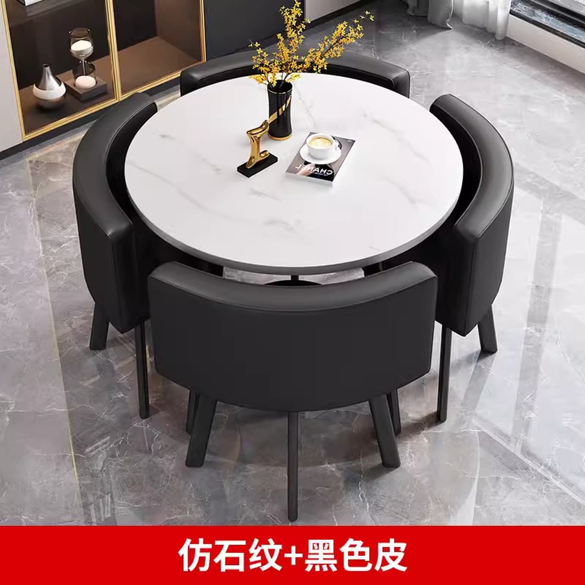 Съемный обеденный стол для дома, небольшой квартиры, обеденный стол, магазин, стол для переговоров на тротуарке и стул,...