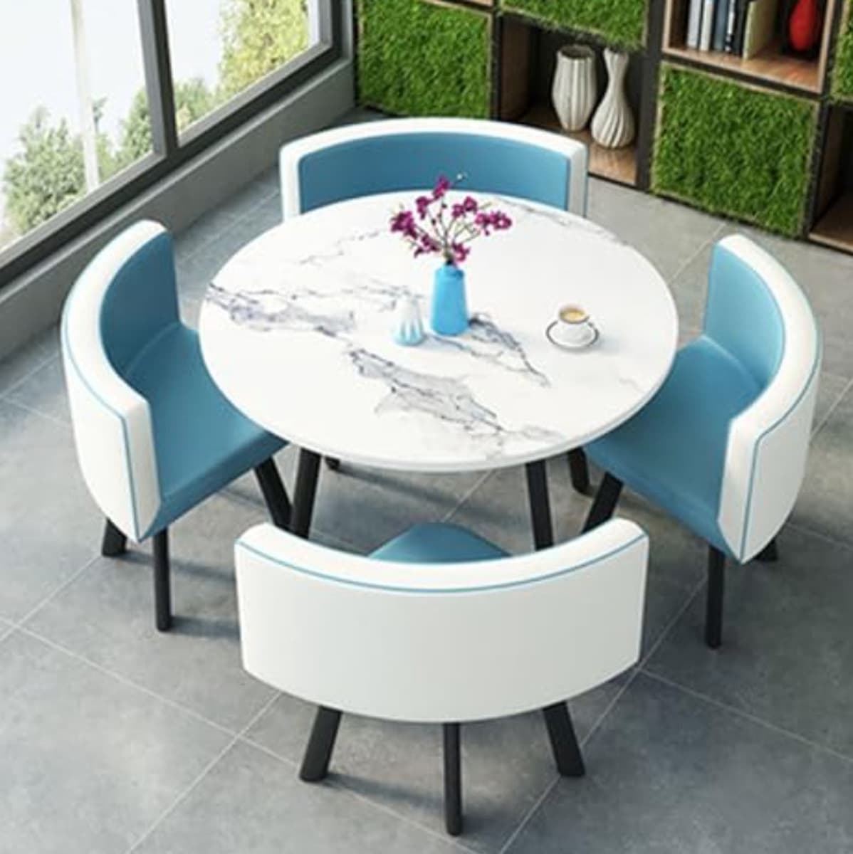 Съемный обеденный стол для дома, небольшой квартиры, обеденный стол, магазин, стол для переговоров на тротуарке и стул,...