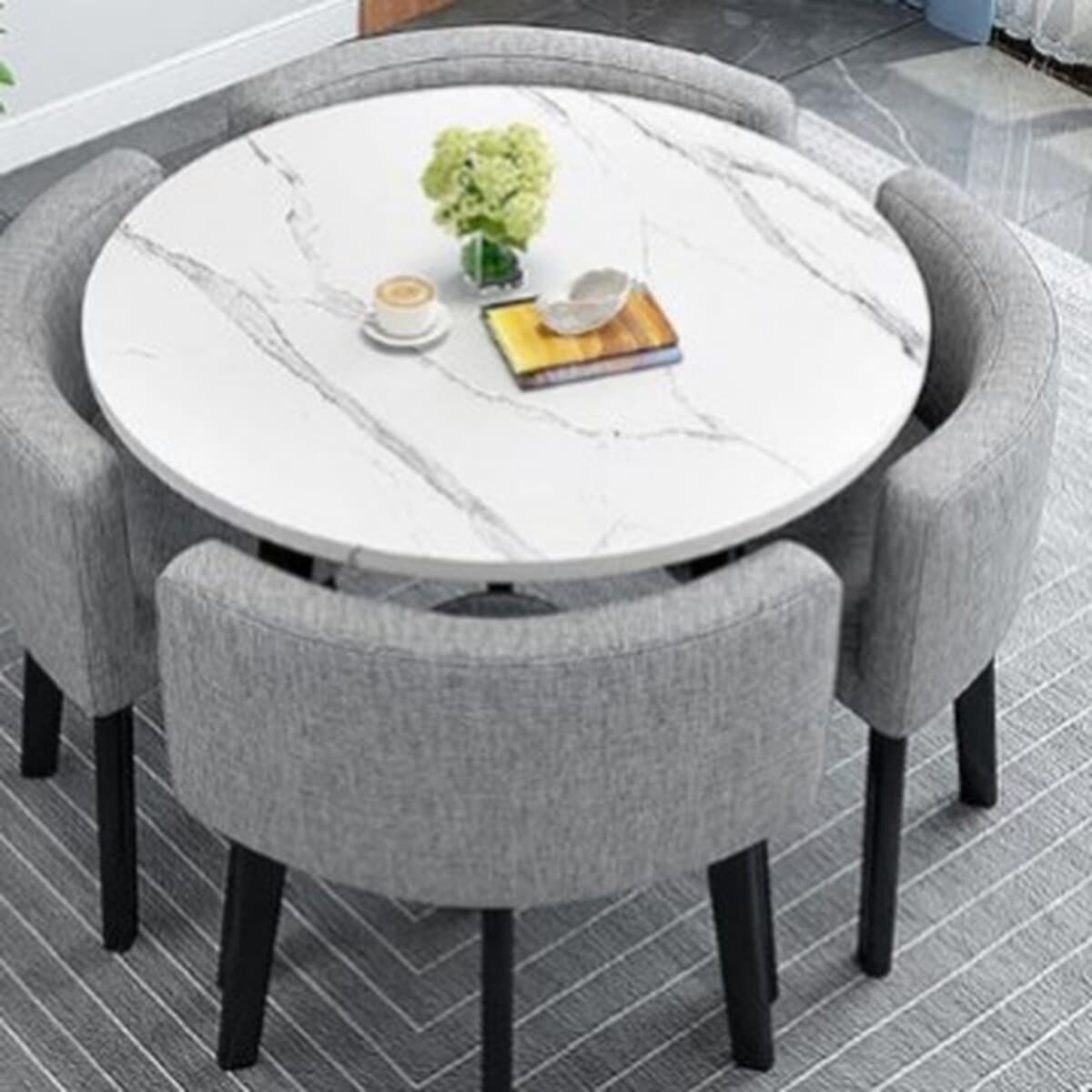 Съемный обеденный стол для дома, небольшой квартиры, обеденный стол, магазин, стол для переговоров на тротуарке и стул,...