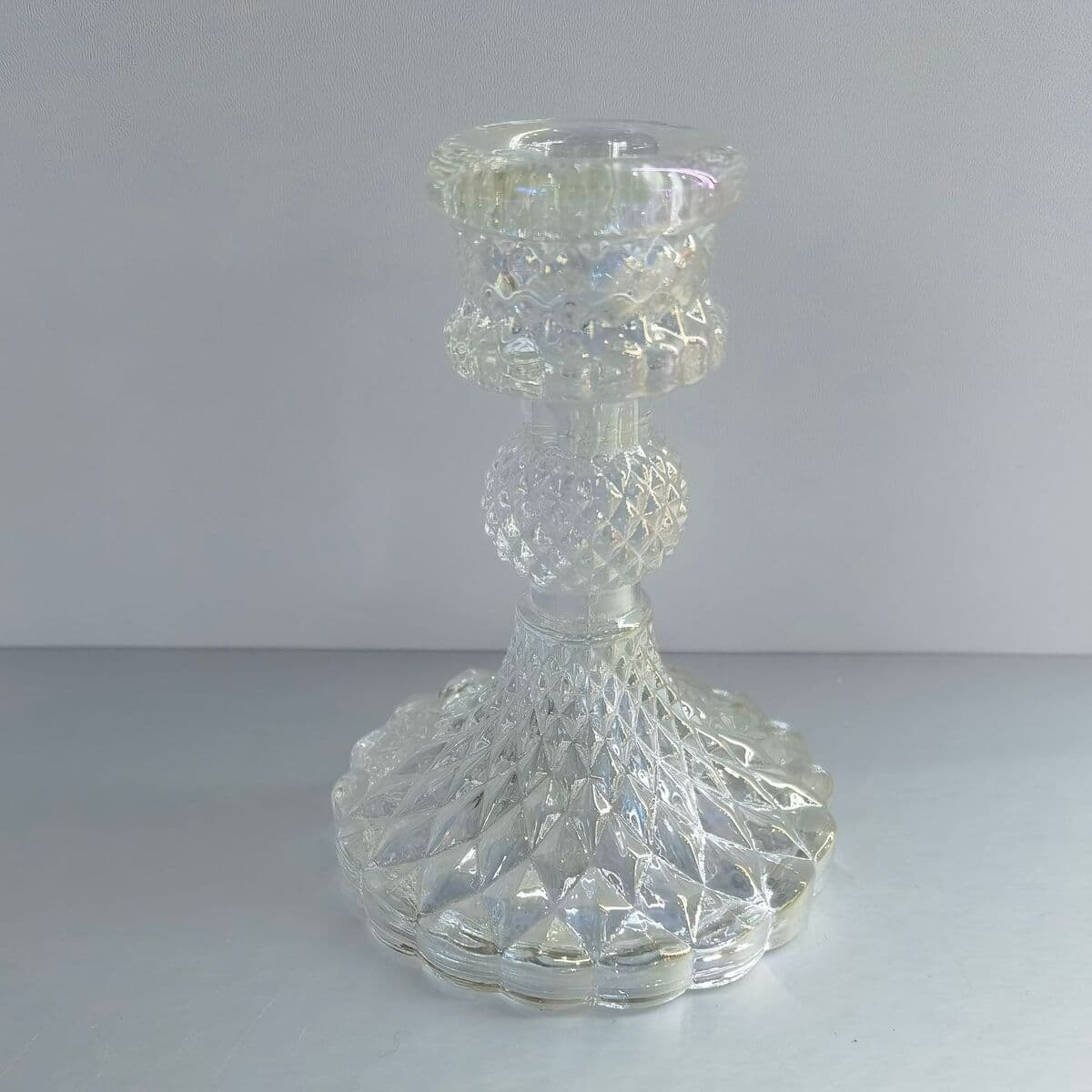 Простой стеклянный подсвечник в европейском стиле, гостиничный бытовой стержень, восковая основа, романтический обеденный...