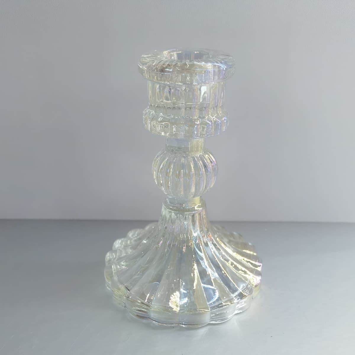 Простой стеклянный подсвечник в европейском стиле, гостиничный бытовой стержень, восковая основа, романтический обеденный...