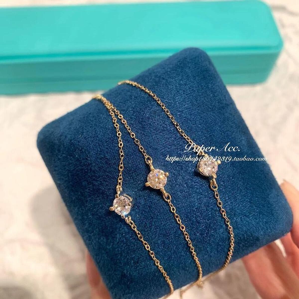 Моделирование дрели Одиночная дрель Браслет с четырьмя когтями в стиле ins Элегантная ниша Розовое золото Летний свет для...