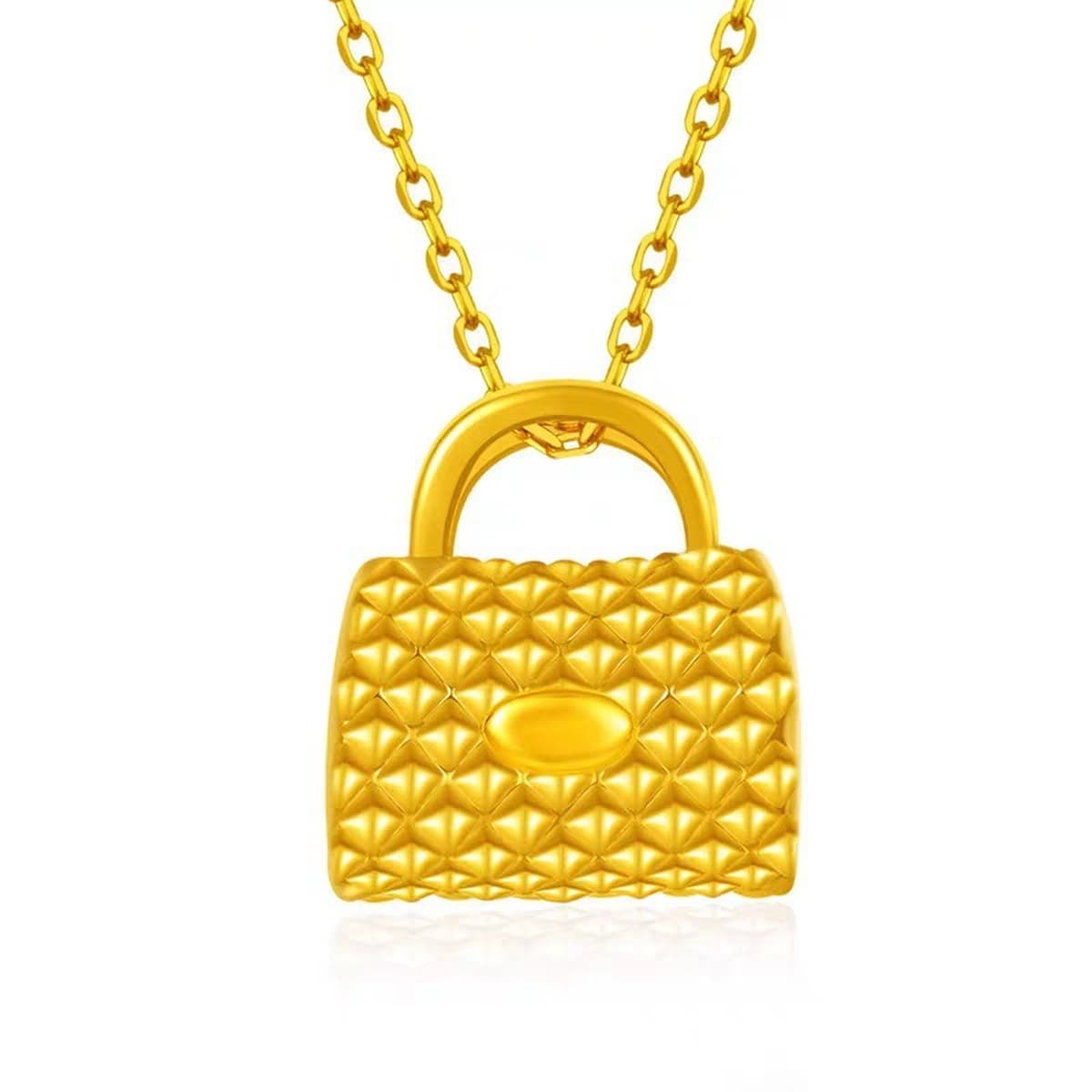 Shuibeijin оптовая продажа, подвеска из чистого золота 999, 3D твердые золотые украшения, чистое золото 24 К, ожерелье на...