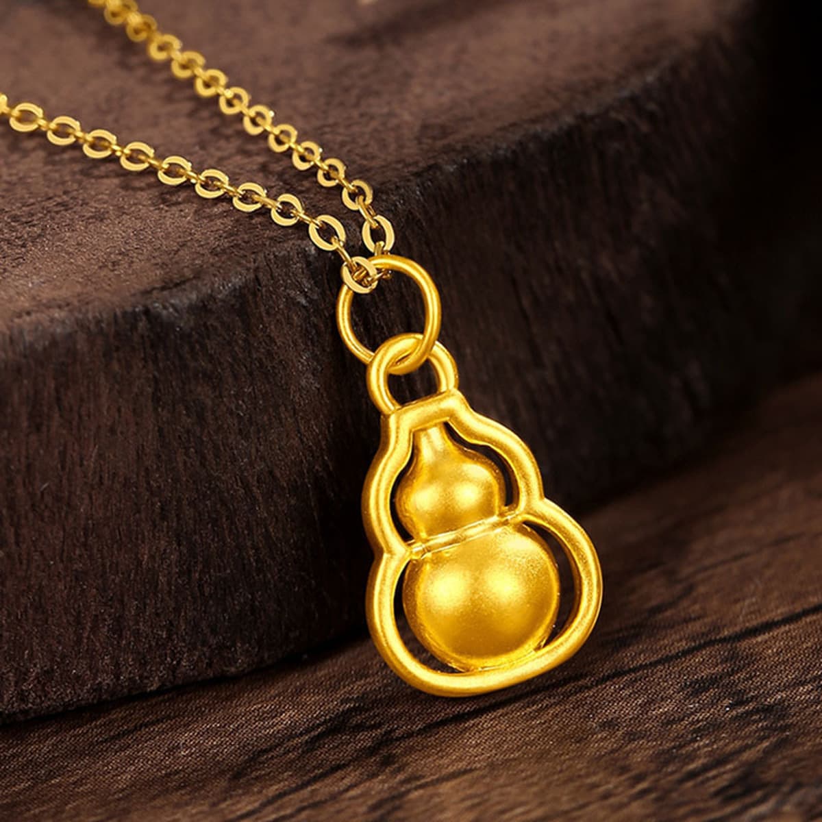 Shuibeijin оптовая продажа, подвеска из чистого золота 999, 3D твердые золотые украшения, чистое золото 24 К, ожерелье на...