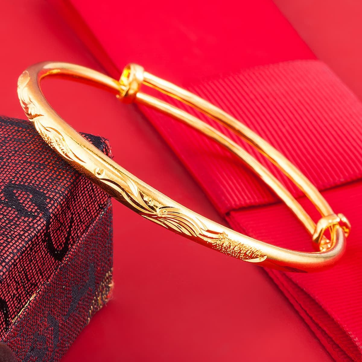 Покрытие медью 24K золотой ручной круглый терьер браслет женский вьетнамский песок золото Gympani женский браслет местные...