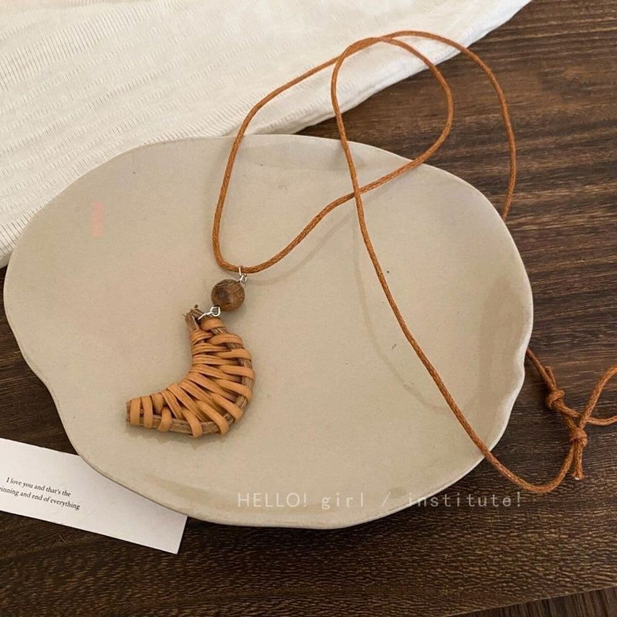 Богемное ретро керамическое ожерелье для женщин, новый китайский стиль, экзотический этнический стиль, высококачественная...