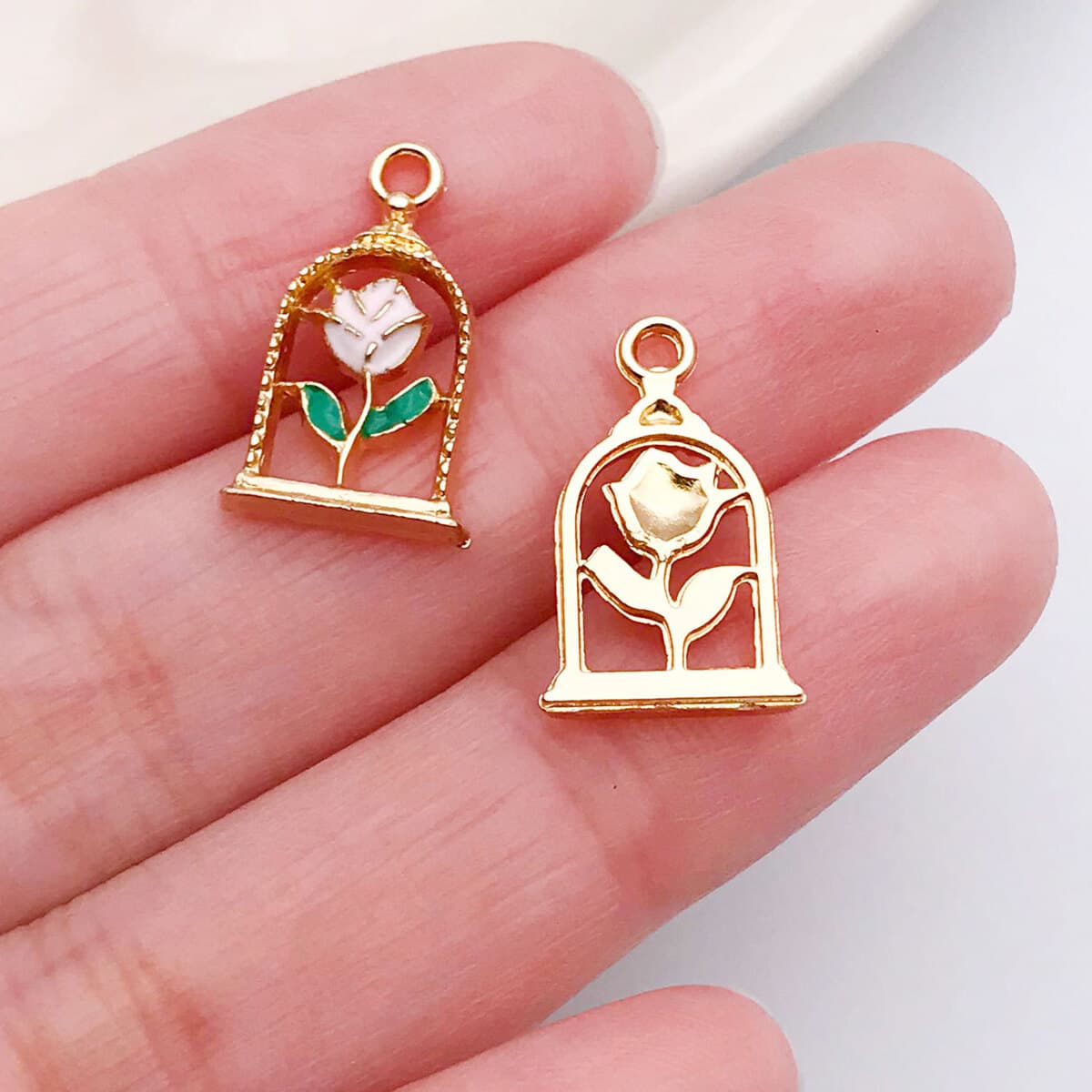 Кулон-подвеска для ожерелья DIY в форме сердца с розой и надписью LOVE, цвет розовый, ко Дню святого Валентина, аксессуары...