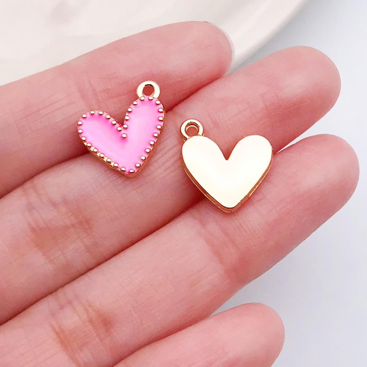 Кулон-подвеска для ожерелья DIY в форме сердца с розой и надписью LOVE, цвет розовый, ко Дню святого Валентина, аксессуары...