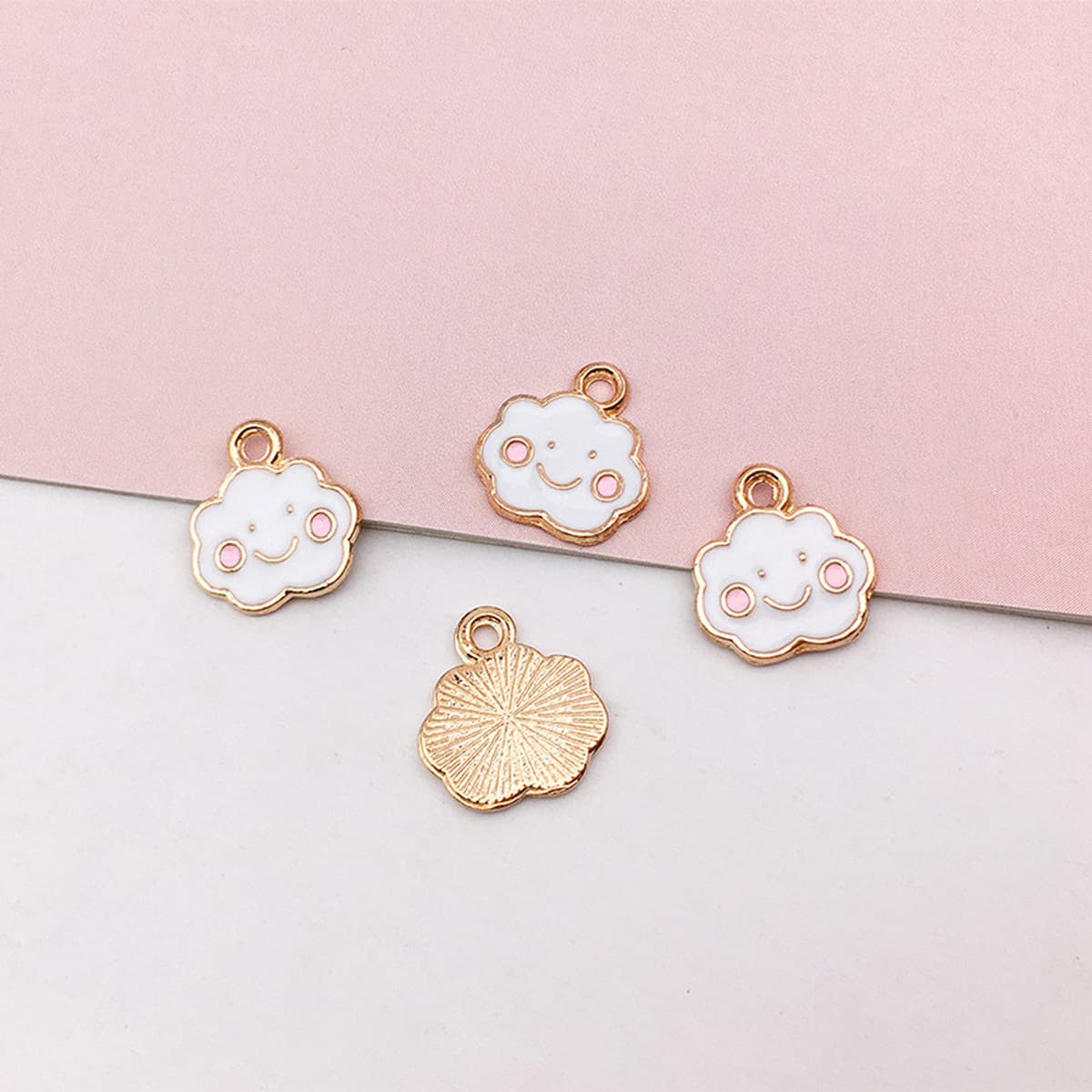 1 сплав DIY ювелирные аксессуары Капельное масло радуга кулон ожерелье серьги брелок аксессуар материал