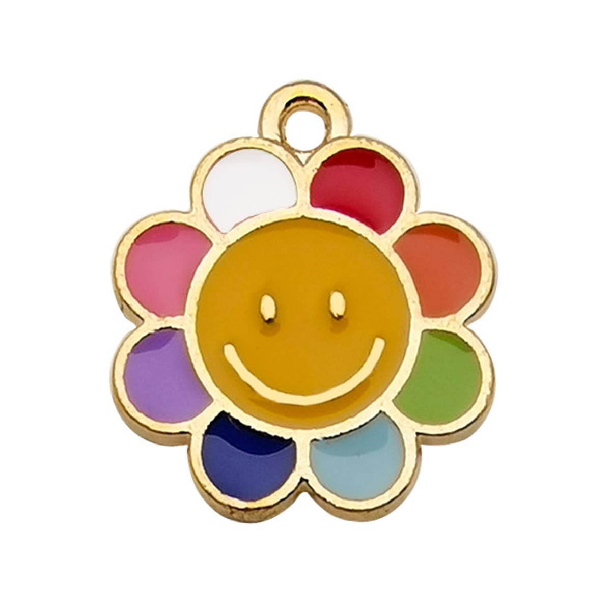 1 сплав DIY ювелирные аксессуары Капельное масло радуга кулон ожерелье серьги брелок аксессуар материал