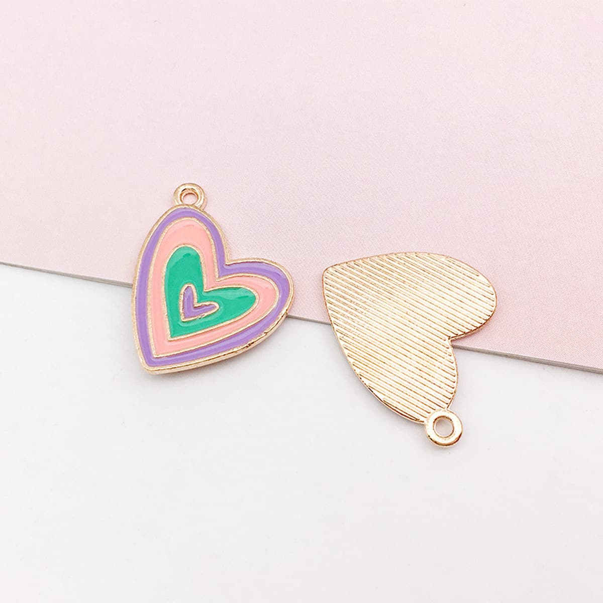 1 сплав DIY ювелирные аксессуары Капельное масло радуга кулон ожерелье серьги брелок аксессуар материал