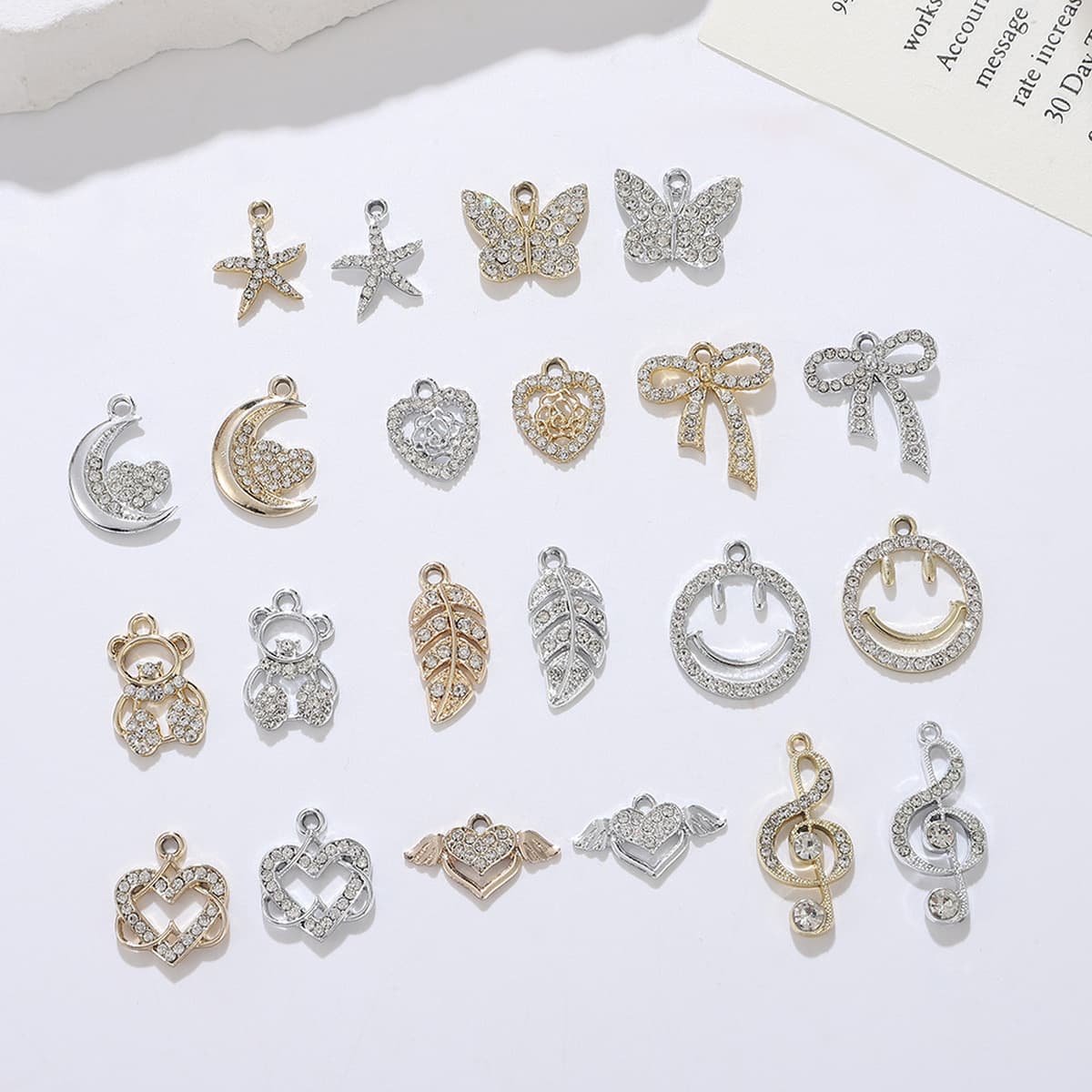 Новая мода леди DIY темперамент подвеска ювелирные аксессуары креативные морские звезды ноты улыбка бриллиантовое ожерелье...