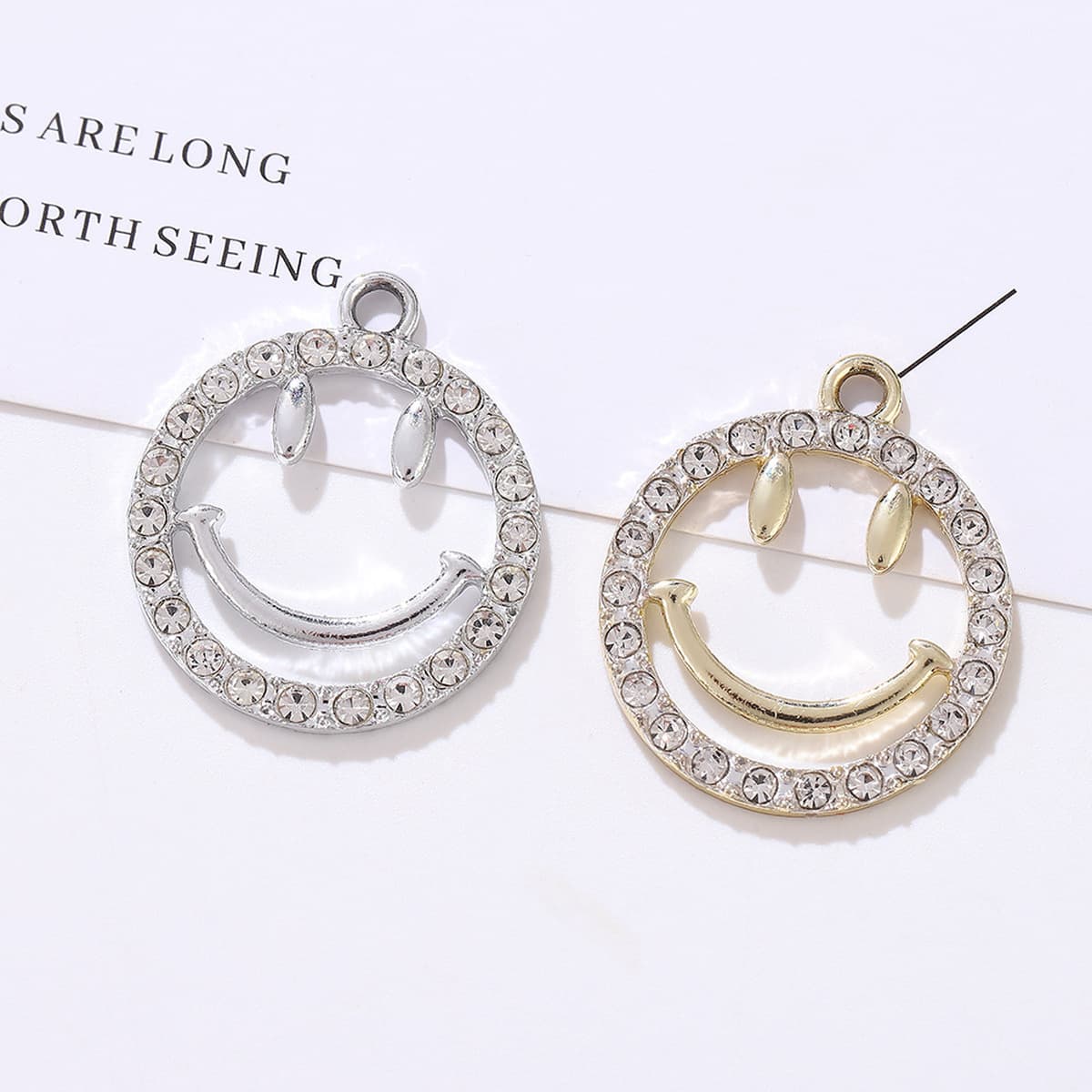 Новая мода леди DIY темперамент подвеска ювелирные аксессуары креативные морские звезды ноты улыбка бриллиантовое ожерелье...