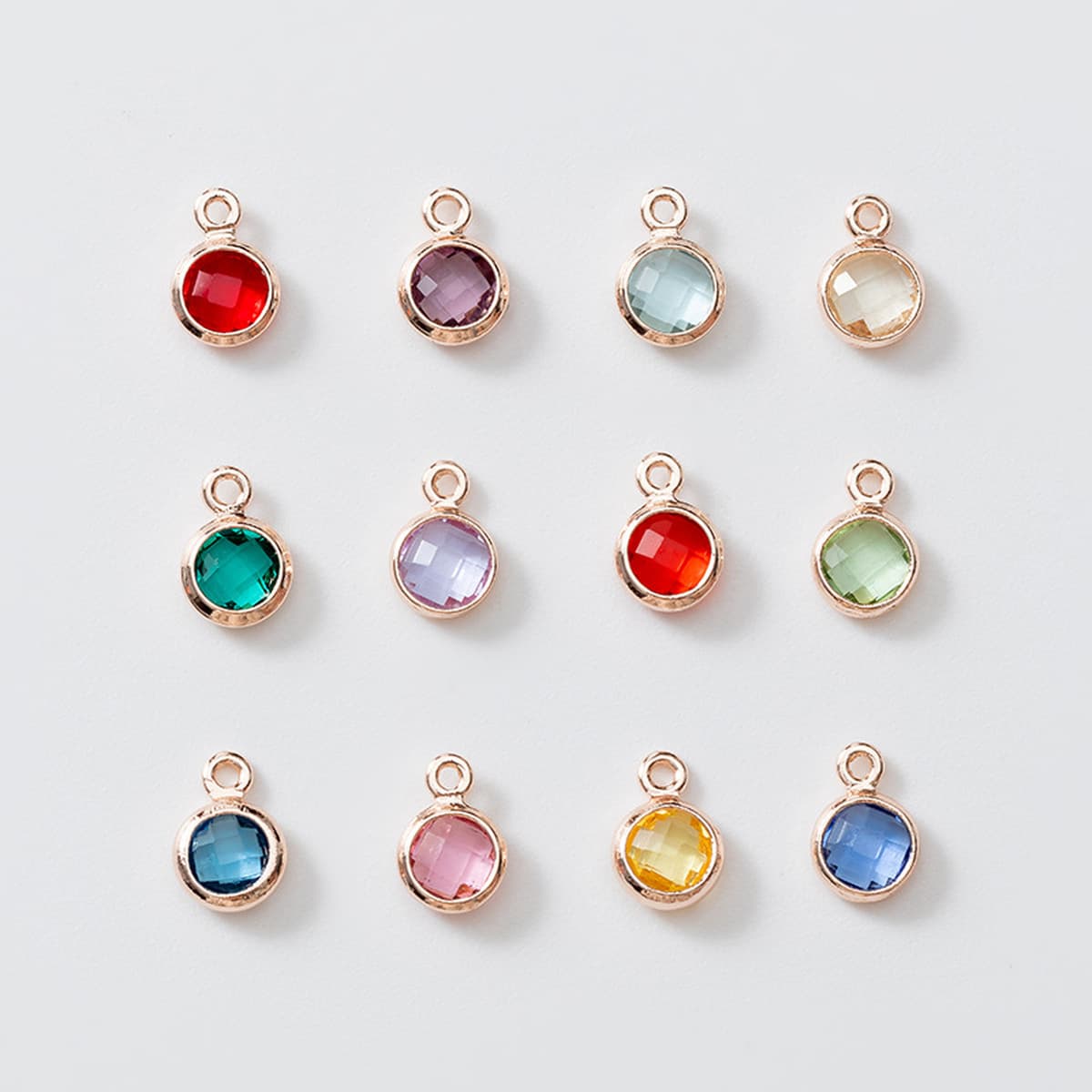 4mm12 день рождения камень рождения камень рубленый круглый хрустальный ожерелье аксессуары ювелирные аксессуары