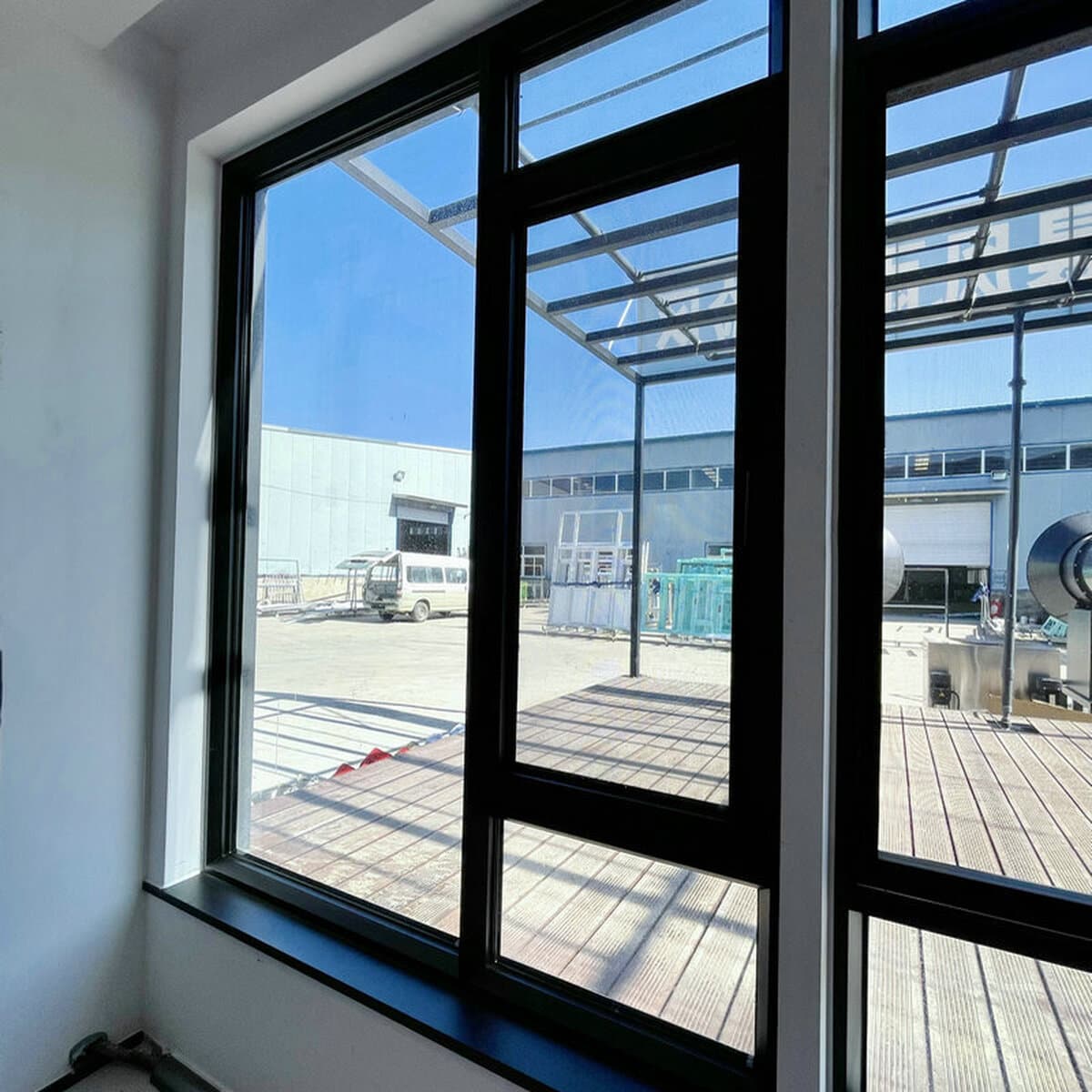 95 оконная сетка с разрывом моста, интегрированная система, окно от пола до потолка, звукоизоляционное окно для виллы,...