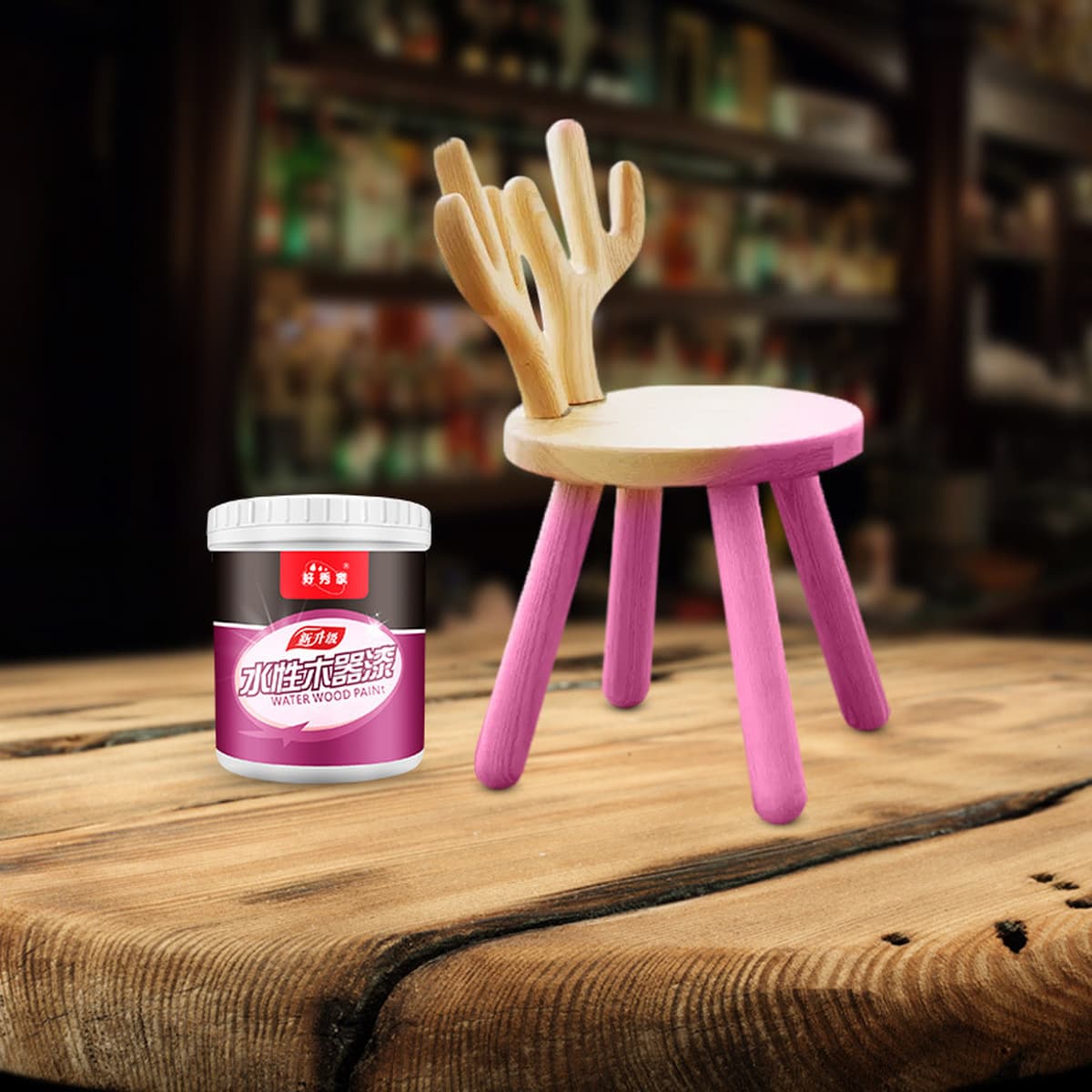 Haoxiujia Net Вкус краска для дерева на водной основе мебель твердая древесина ремонтная Краска Изменение цвета лак наружная...