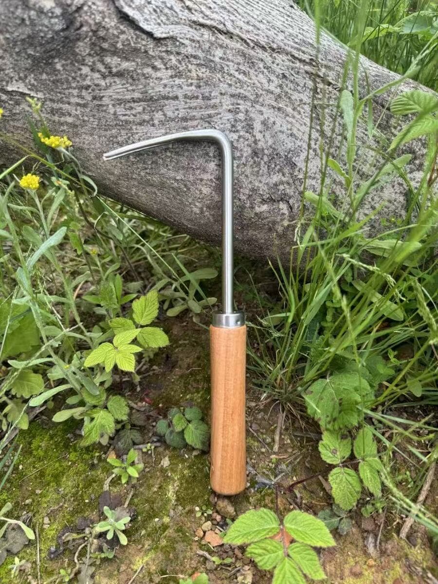 Нержавеющая сталь садоводство прополки выкопатель дикие овощи рыхлитель садовая лопата крючок прополка инструмент для...