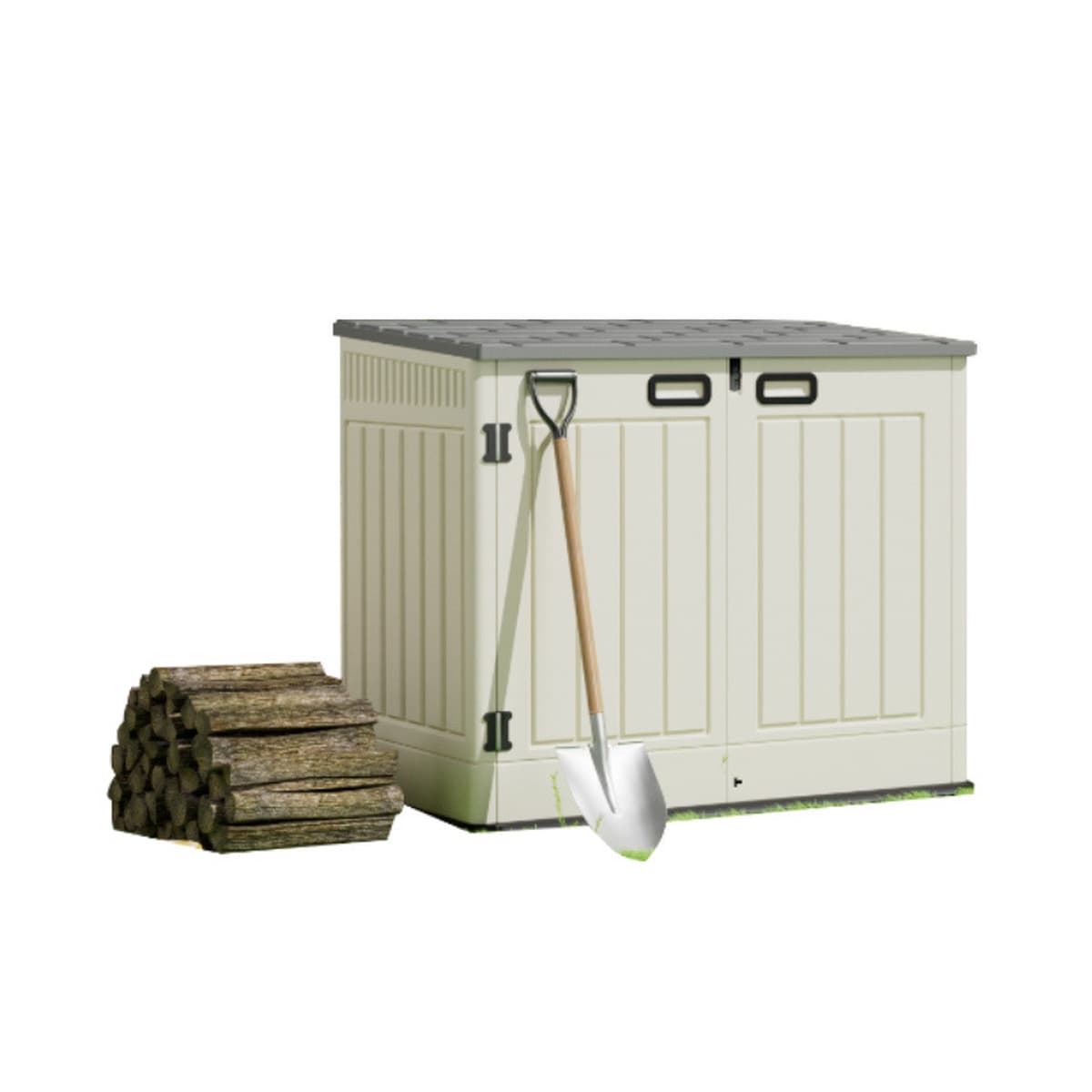 Уличный шкаф для хранения на открытом воздухе, во дворе, в саду, защита от солнца, защита от дождя, хранение мусора, шкаф...