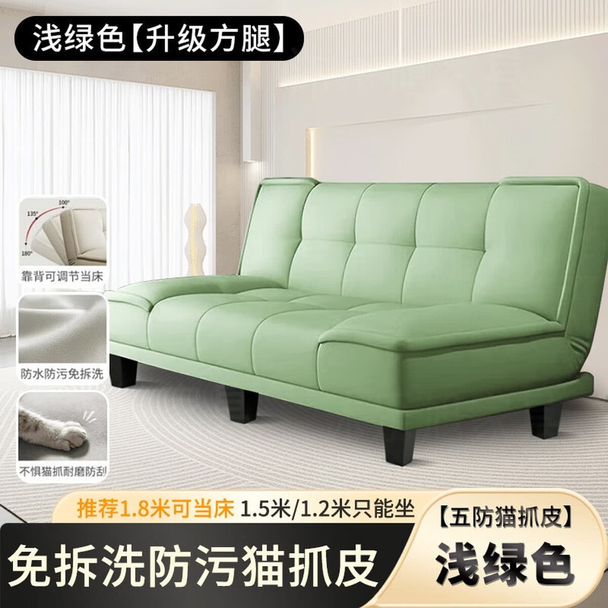 Складной диван-кровать двойного назначения Небольшой квартира диван аренда спальня гостиная простой тканый диван Оптовая цена