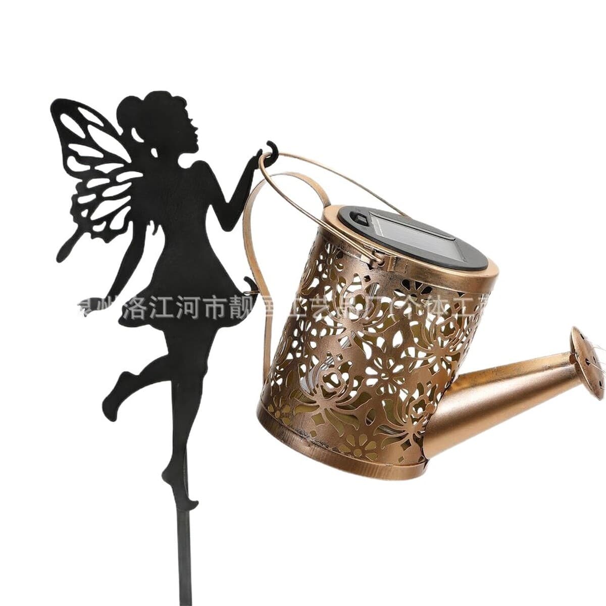 Amazon Солнечный ажурный кованый фонарь душевой чайник свет звезда горшок свет двор свет светодиодный проекционный...