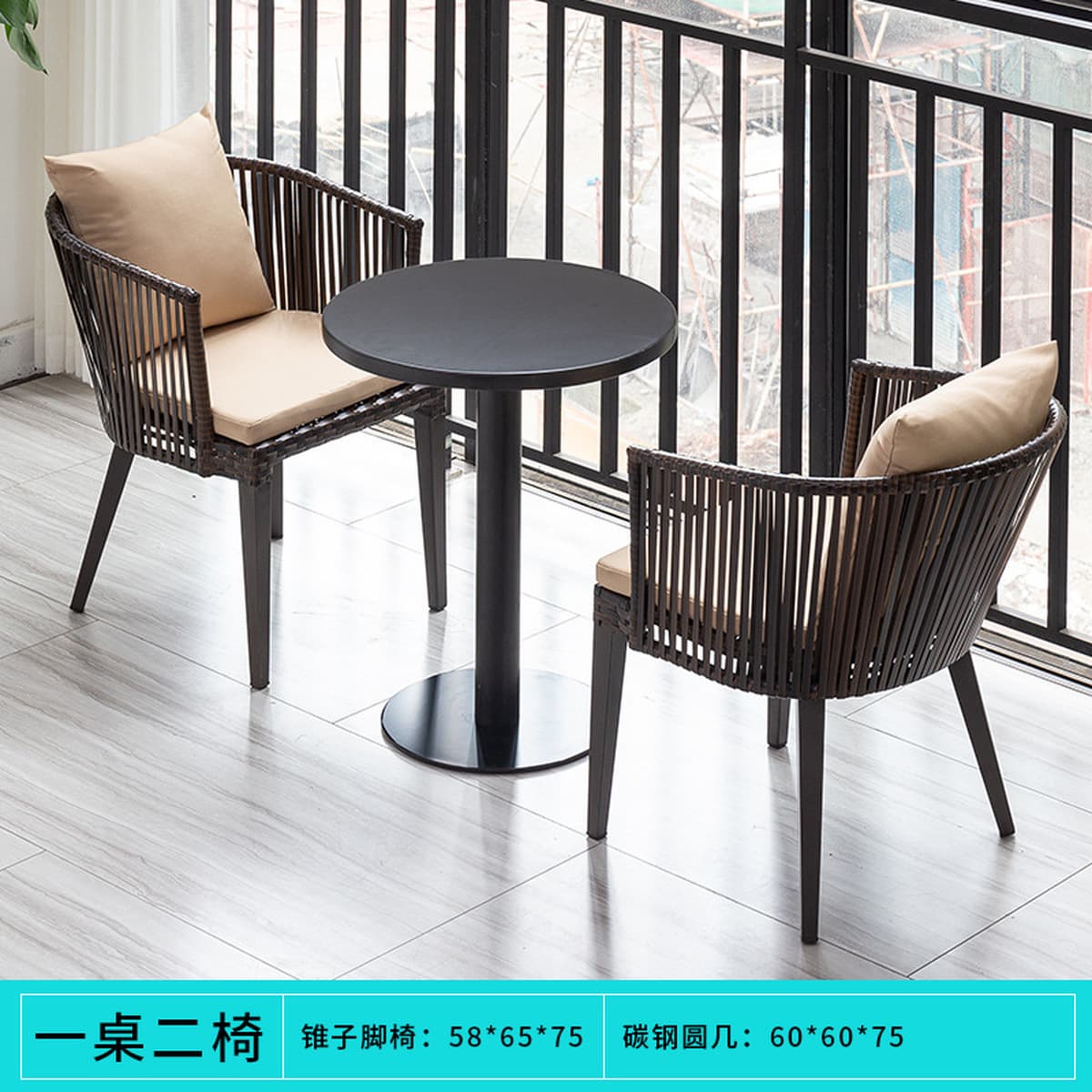 Спотовые открытые столы и стулья комбинированные патио садовая вилла B & B ресторан чая с молоком на открытом воздухе зона...