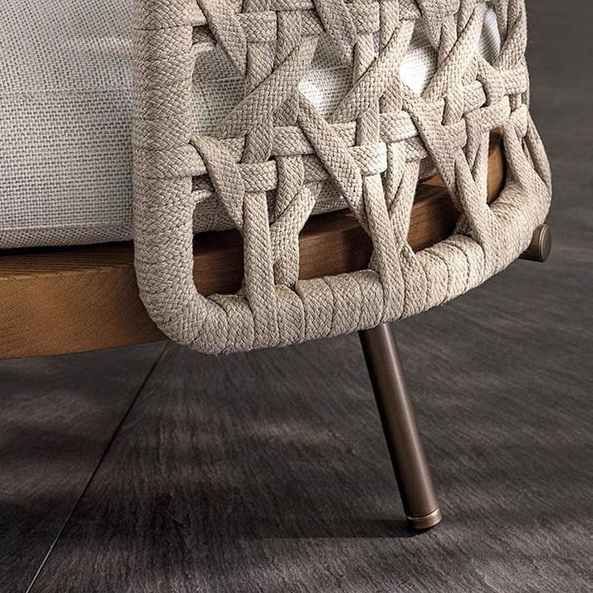 Открытый ротанг одноместный диван стул балкон досуг на открытом воздухе Вилла солнечная комната сад Вилла ротанг стул диван...