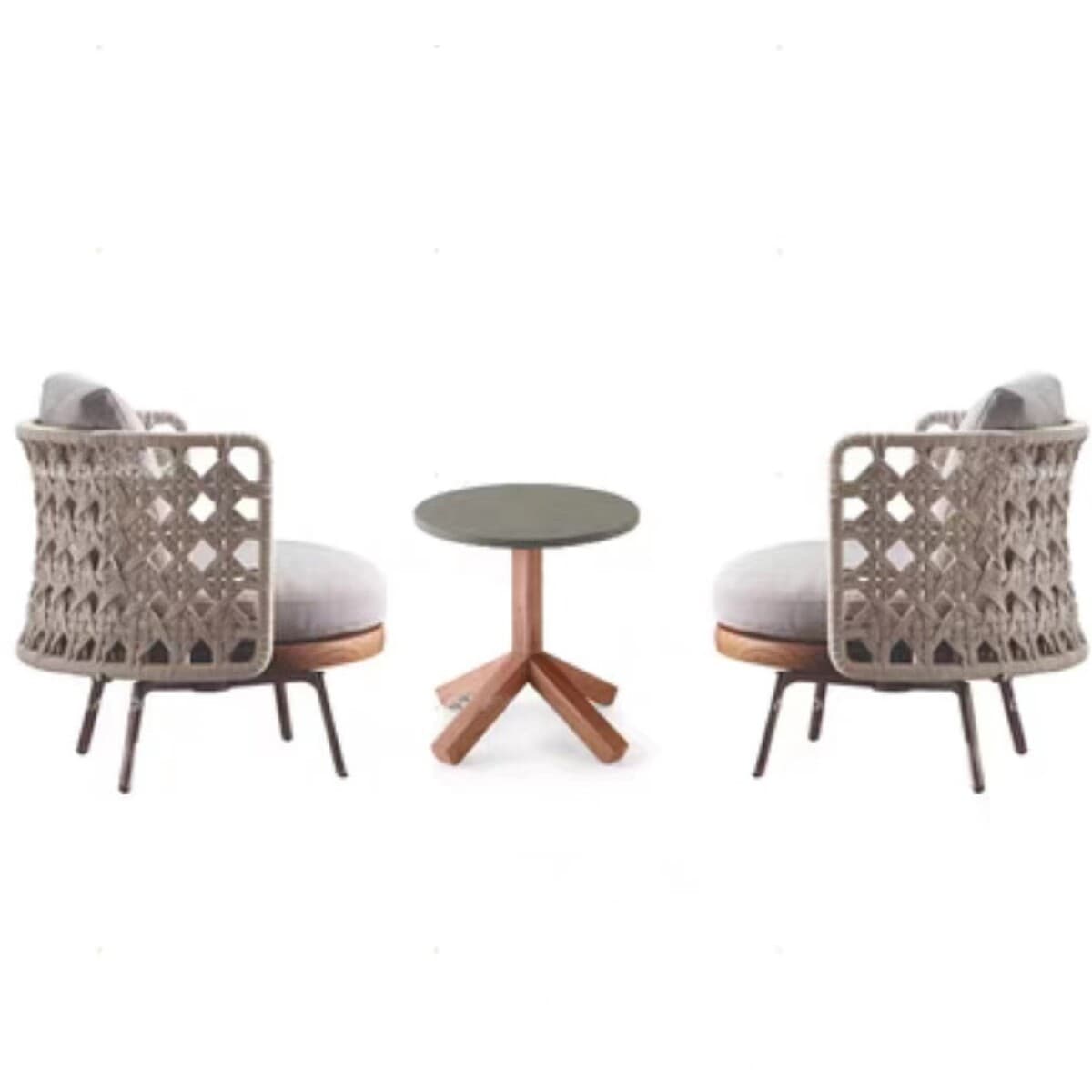 Открытый ротанг одноместный диван стул балкон досуг на открытом воздухе Вилла солнечная комната сад Вилла ротанг стул диван...