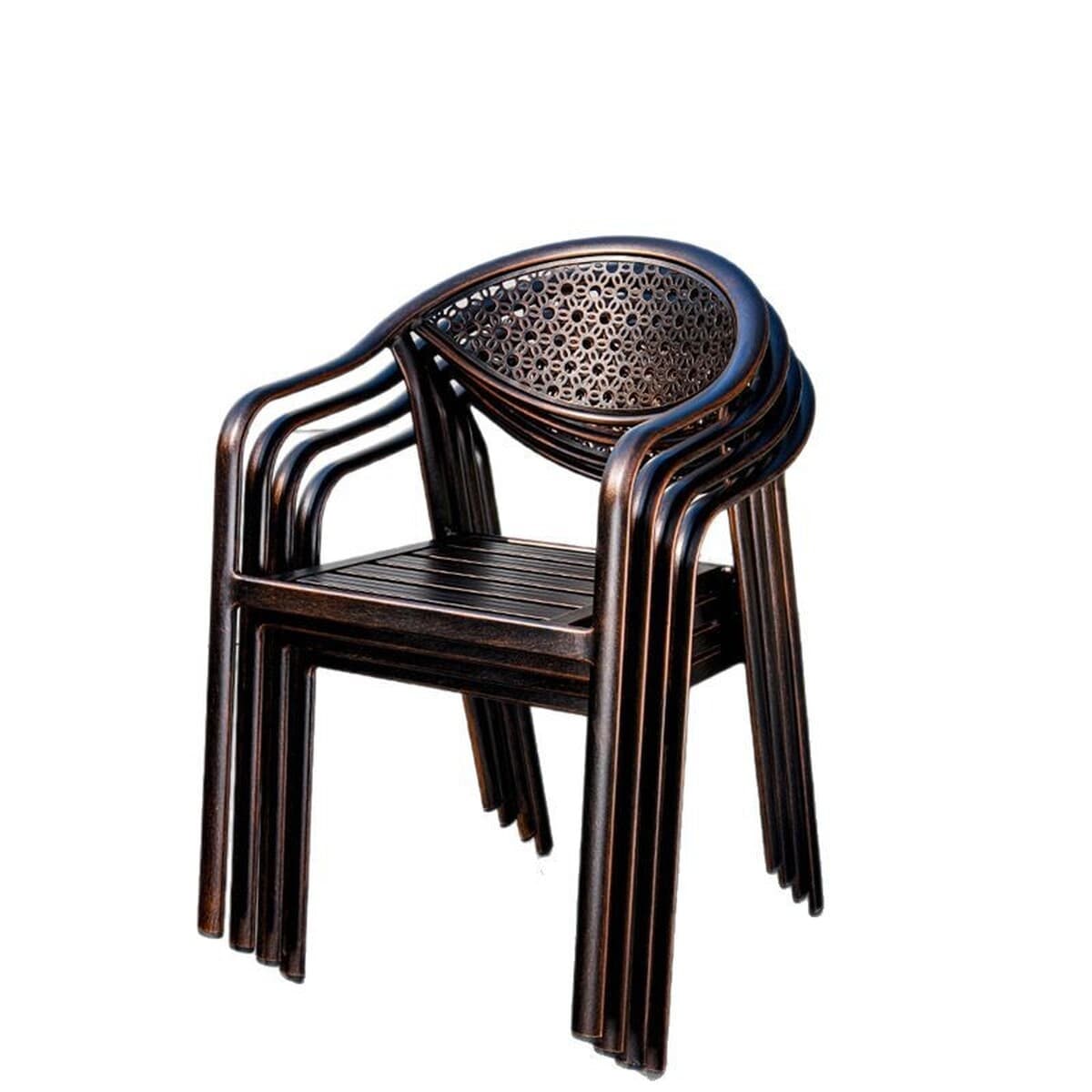 Двор под открытым небом Кованый сад отдыха Открытый двор Открытый стол стул Вилла Алюминиевый сплав отдых литой алюминиевый...