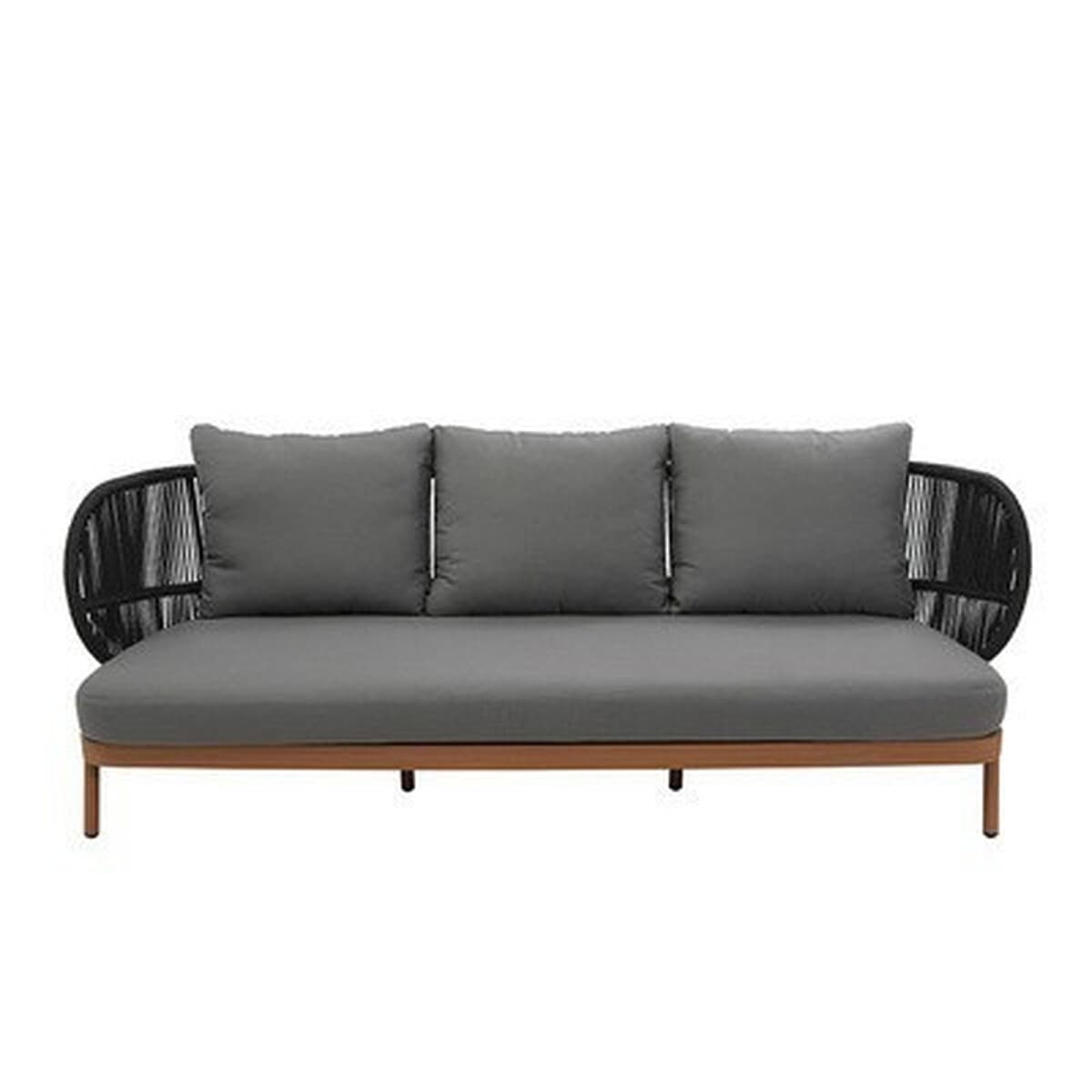 Уличный диван из алюминиевого сплава, двор, сад, веревка для отдыха, комбинированная уличная вилла, тканая водонепроницаемая...