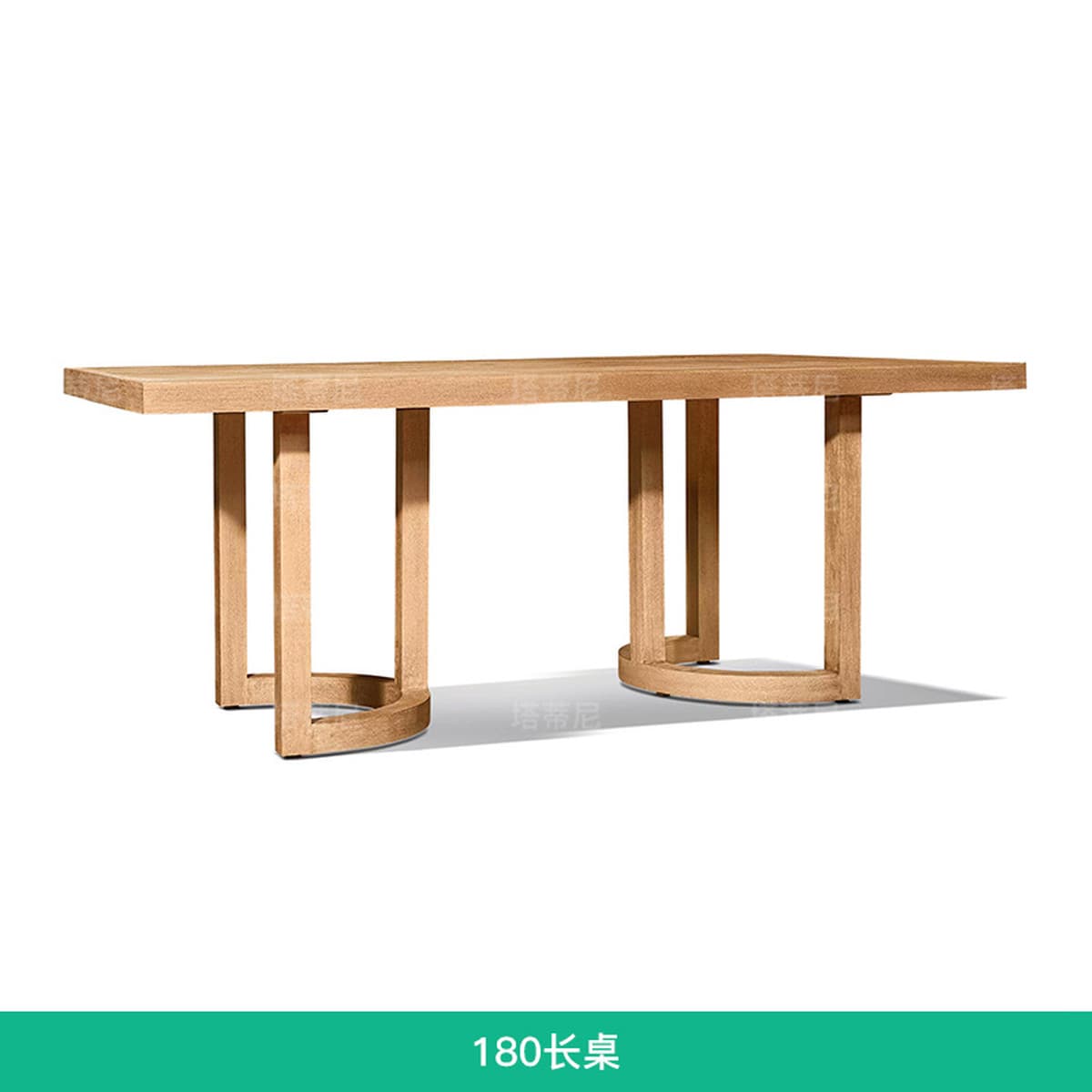 Открытый массивный деревянный стол и стулья внутренний дворик Вилла под открытым небом Антикоррозийный тик досуг Открытый...