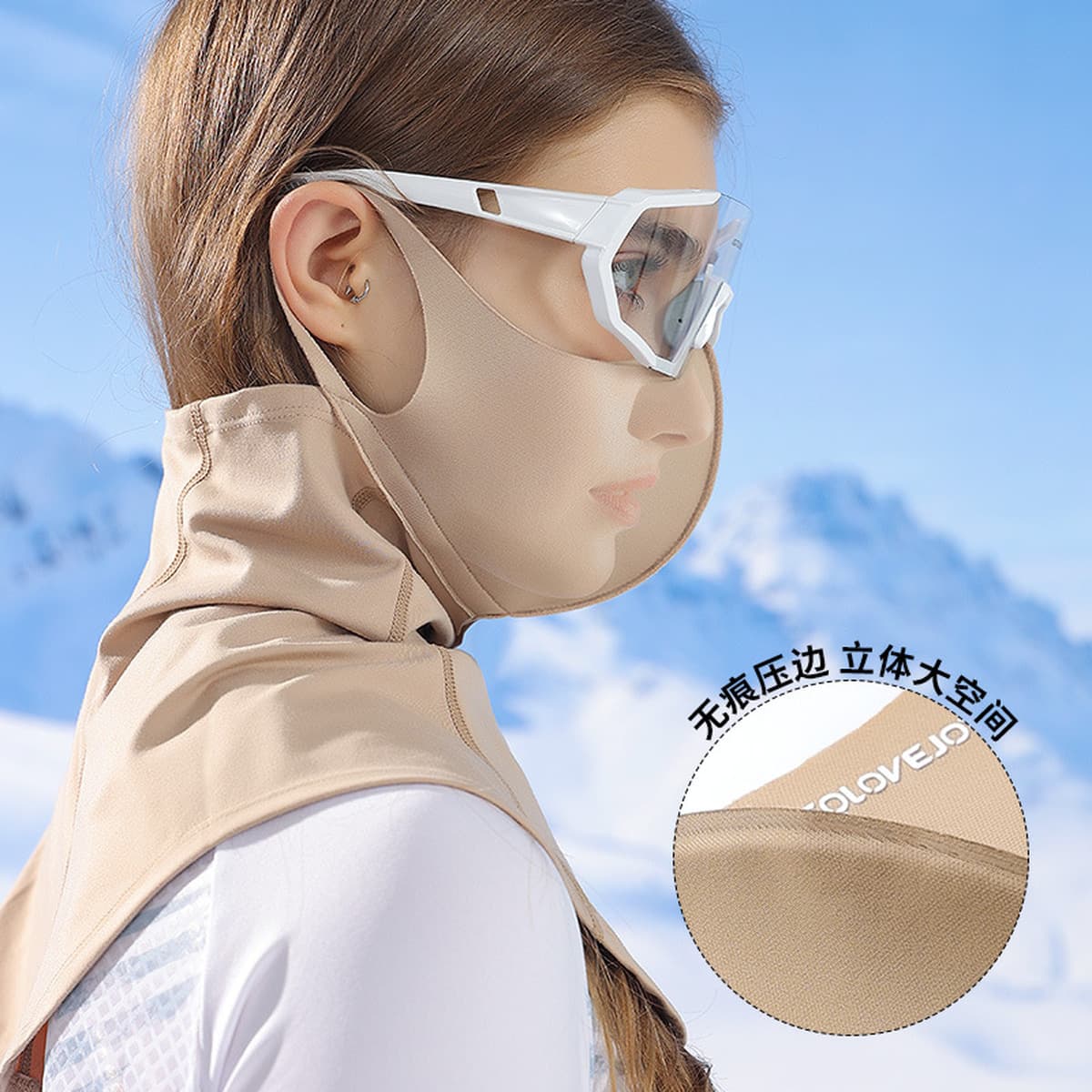 Новая зимняя лыжная маска Корейская версия велосипедной защиты лица плюс флиса теплая маска здоровая ткань ветрозащитная...