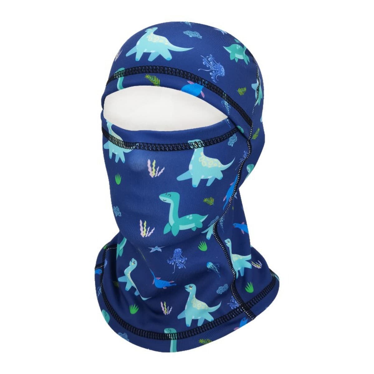 Зимняя детская Лыжная маска на флисовой подкладке Защитный головной убор для лица Уличная ветрозащитная холодостойкая теплая...