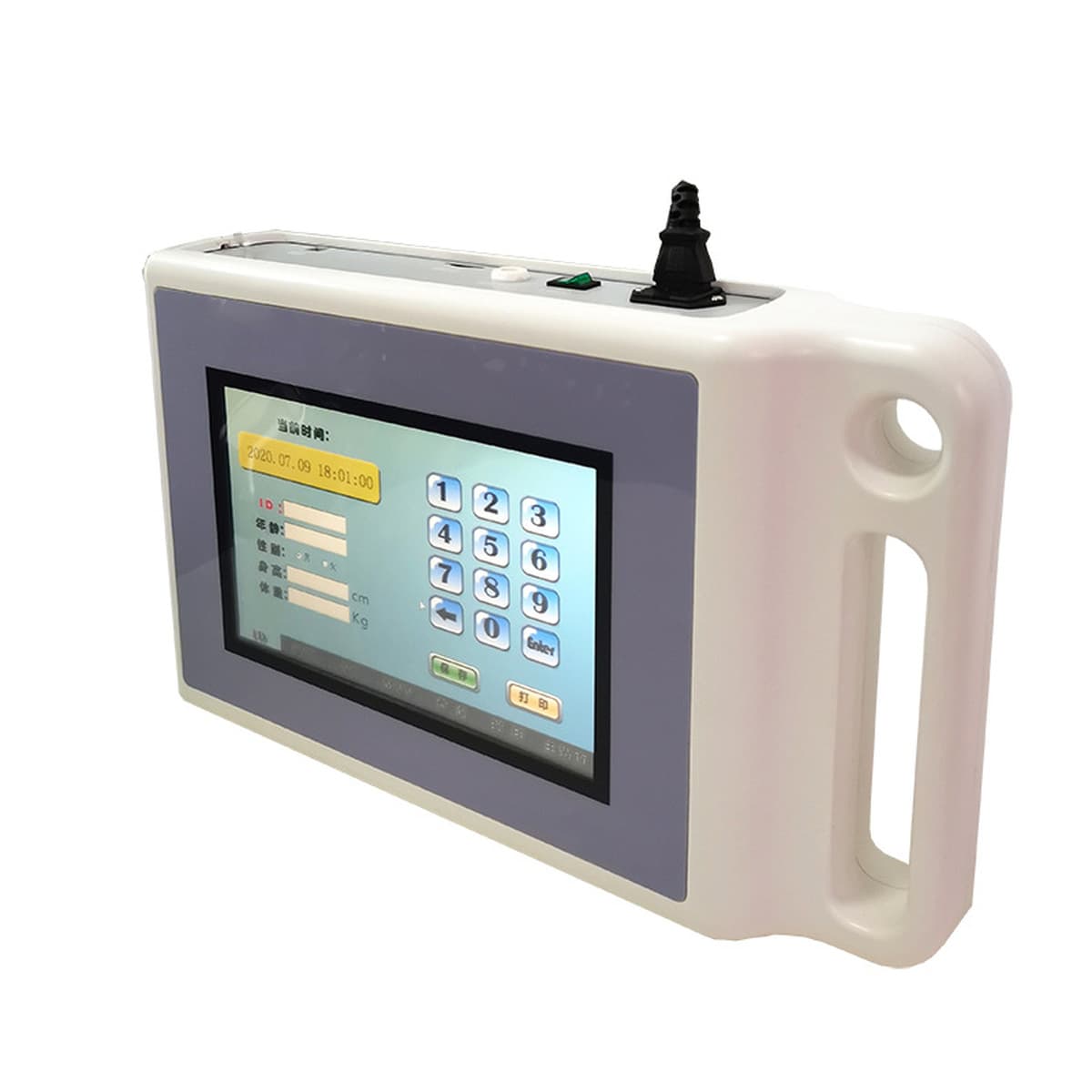 Портативный детектор функции легких Медицинский детектор мощности легких