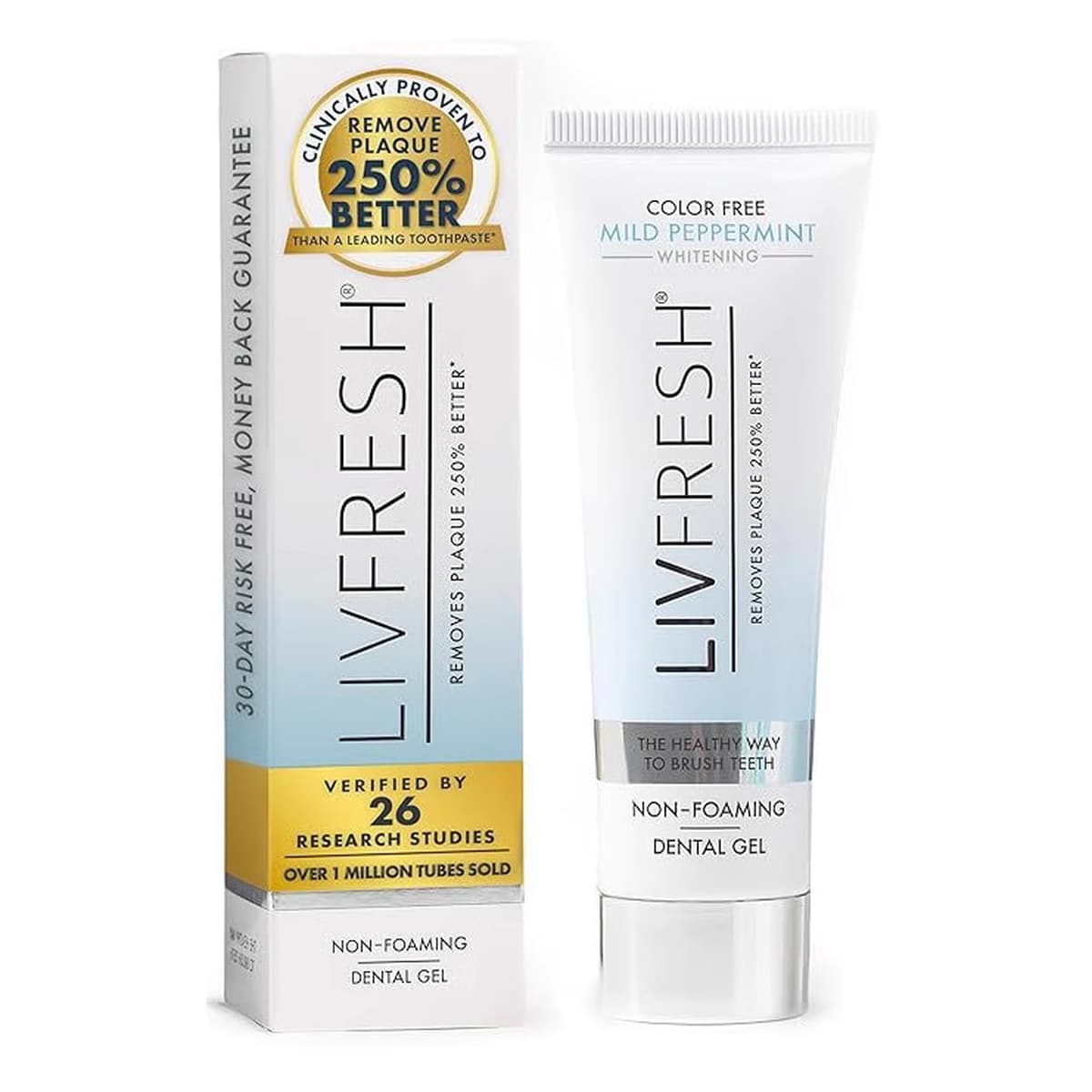 Зубная паста-гель, гель для зубной пасты улучшает здоровье десен на 190%, освежает дыхание.