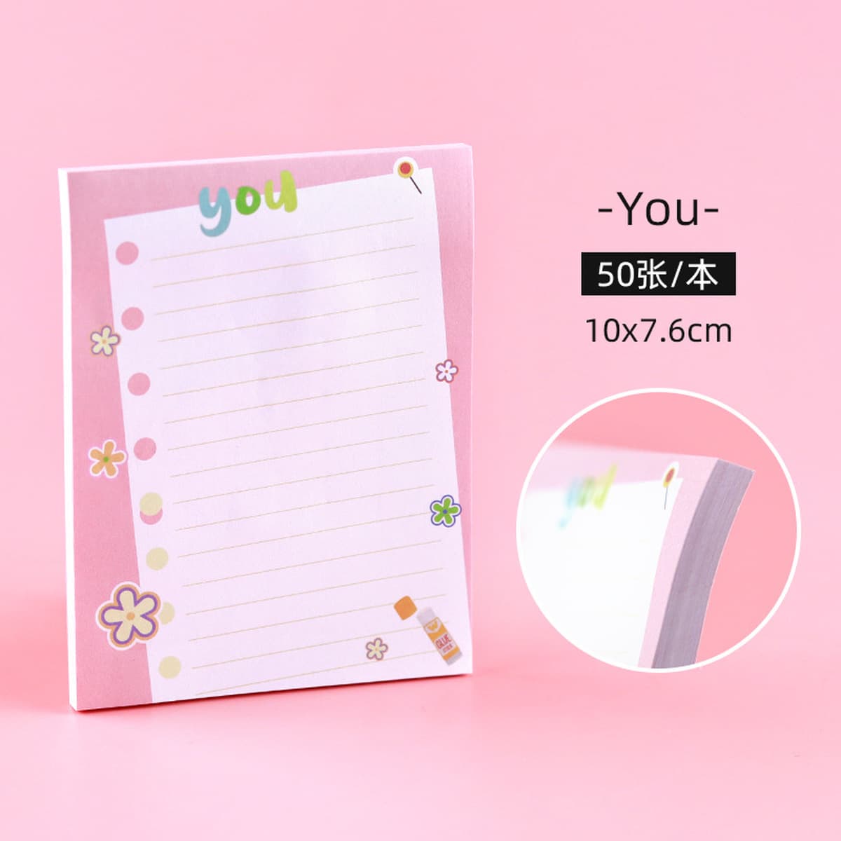 Трансграничный Творческий список Post-It Notes Заметки в виде сердца милой девушки Творческий мультфильм Слеза и паста...